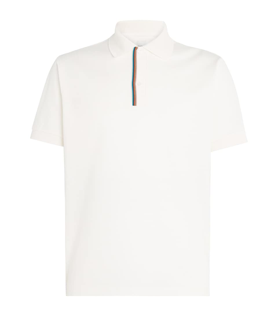 Cotton Signature Stripe Polo Shirt