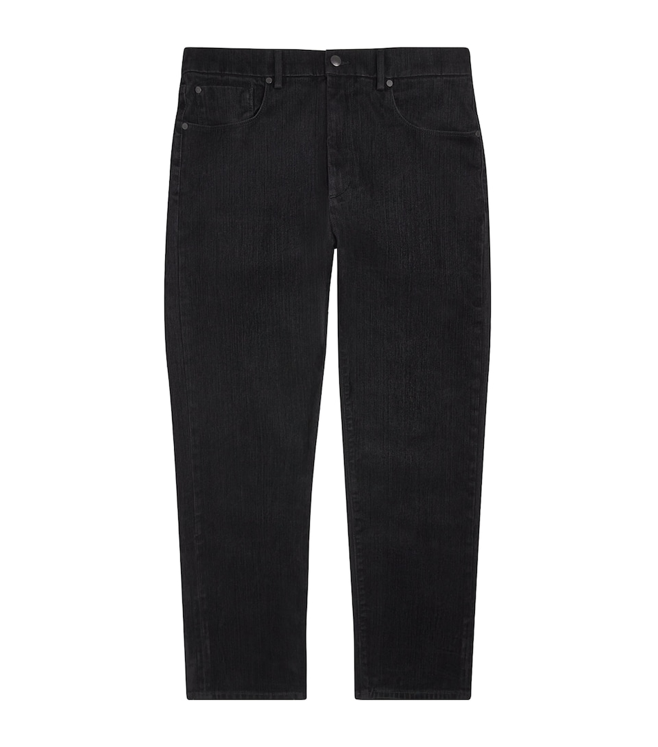 7 For All Mankind Mens Modern Straight Jeans Black