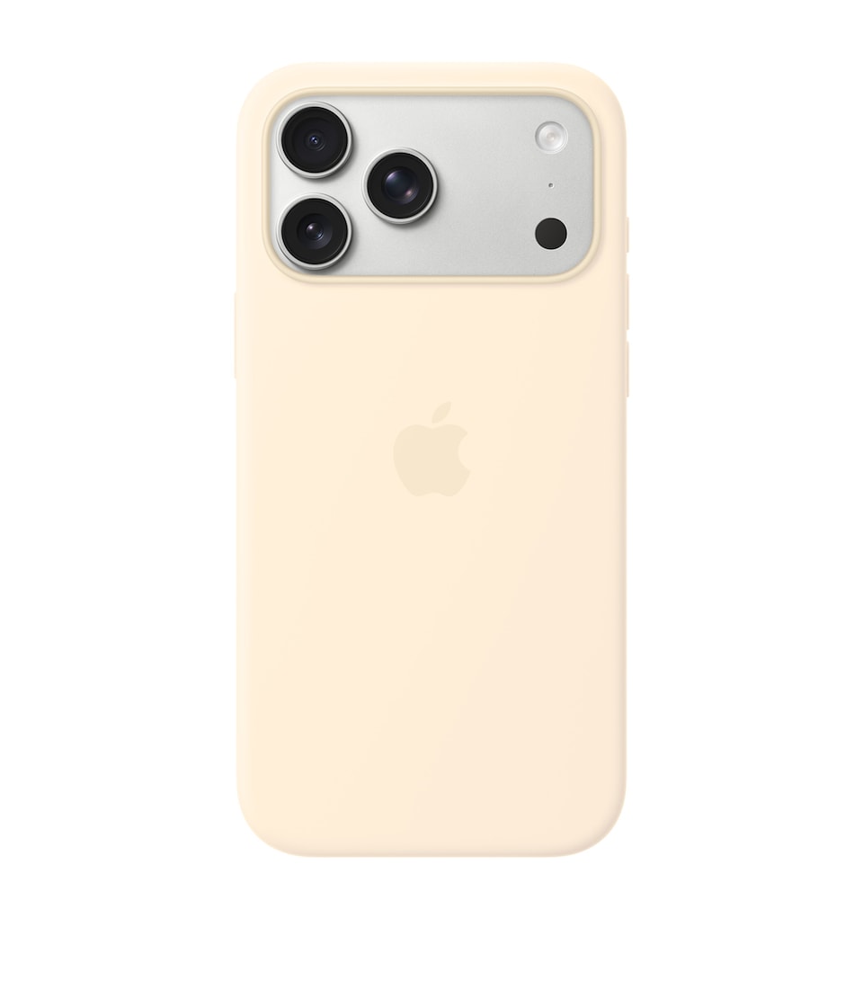 Apple Silicone iPhone 17 Pro MagSafe Case Vanilla