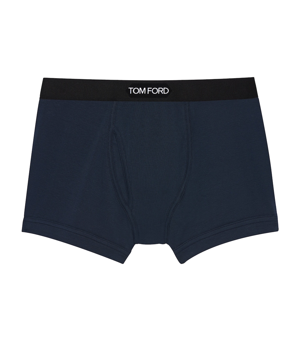 TOM FORD Mens Stretch-Cotton Logo Boxers