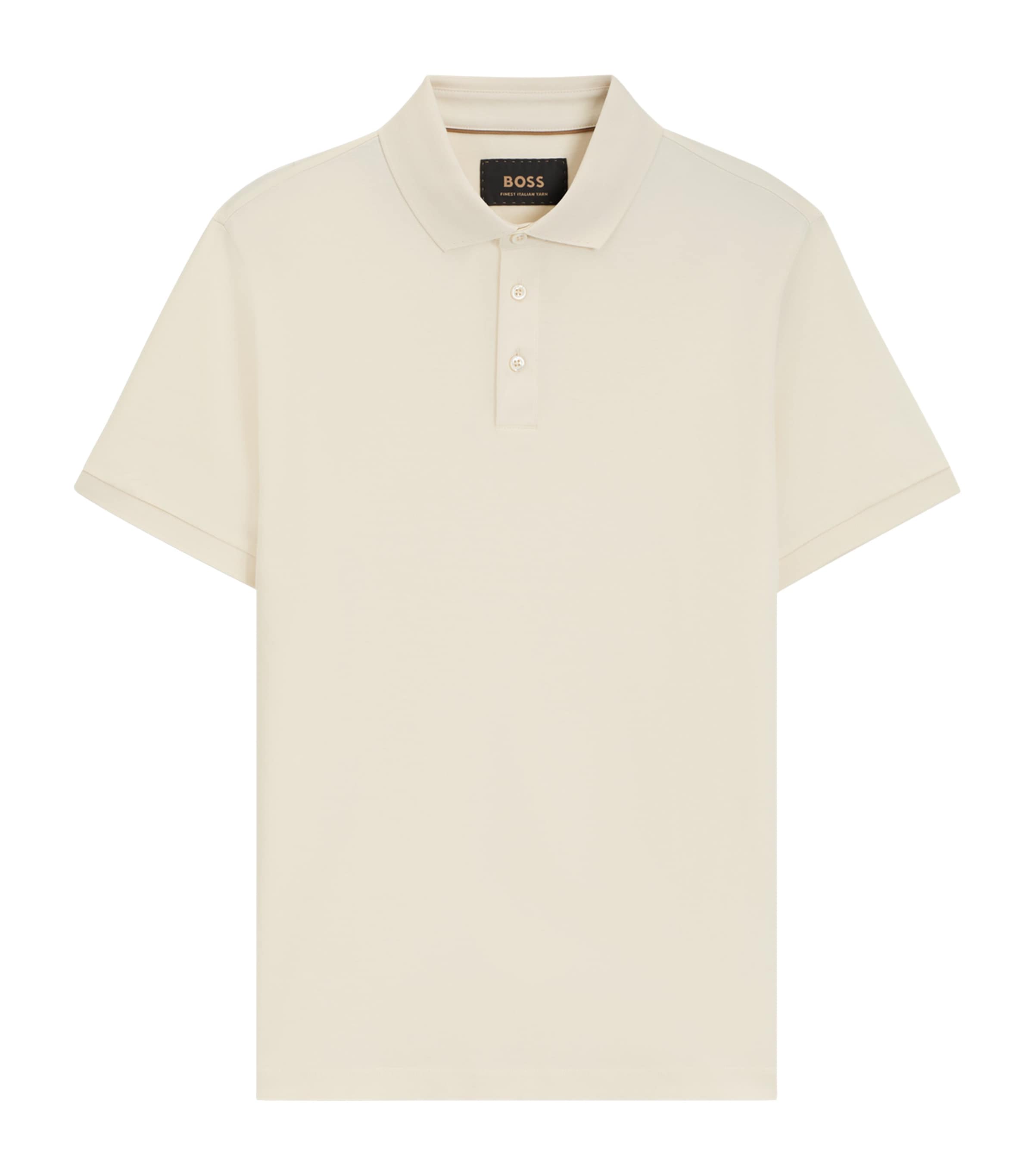 BOSS Mens Cotton Regular-Fit Polo Shirt