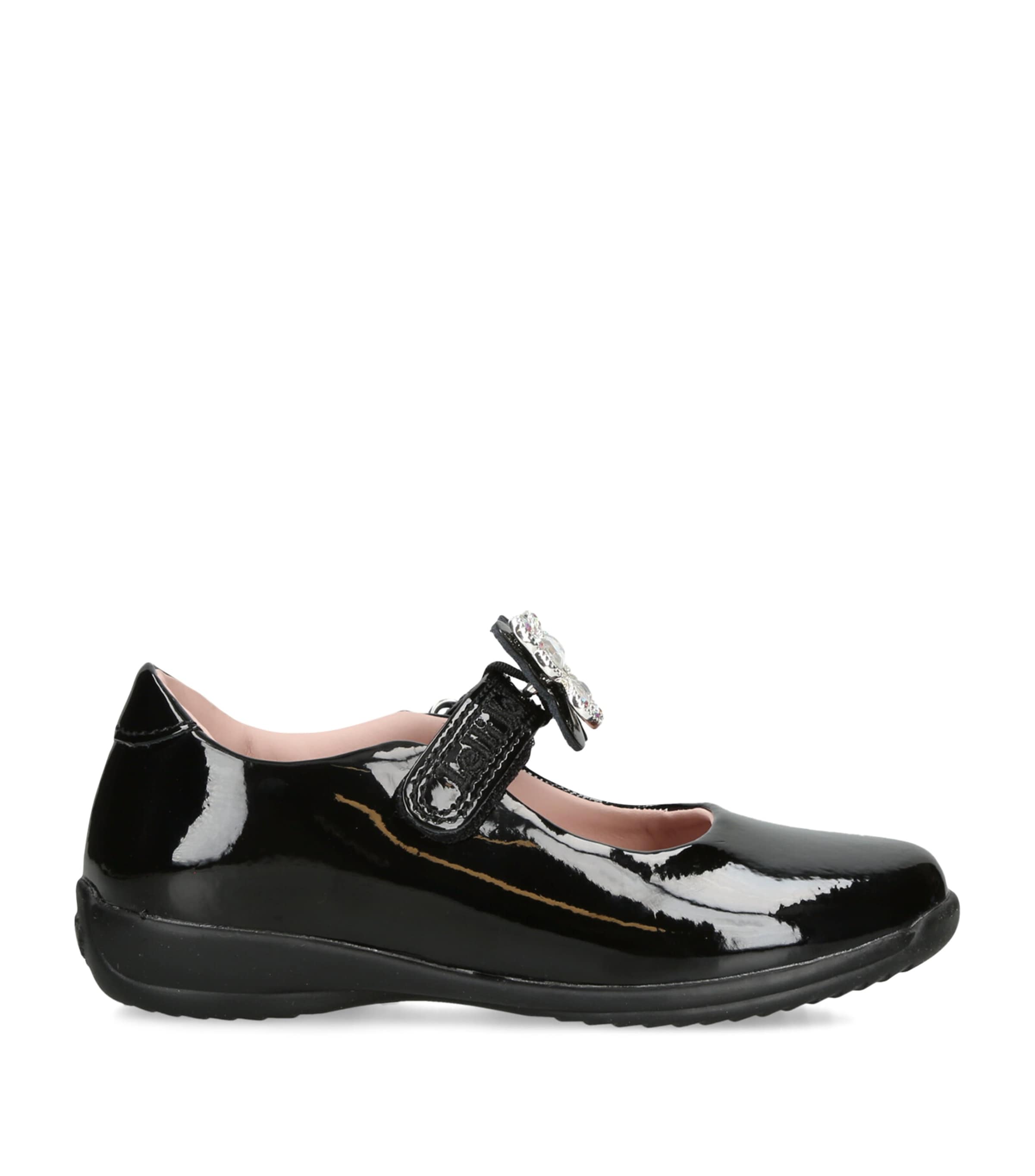 Lelli Kelly Patent Leather Selena School Shoes Black