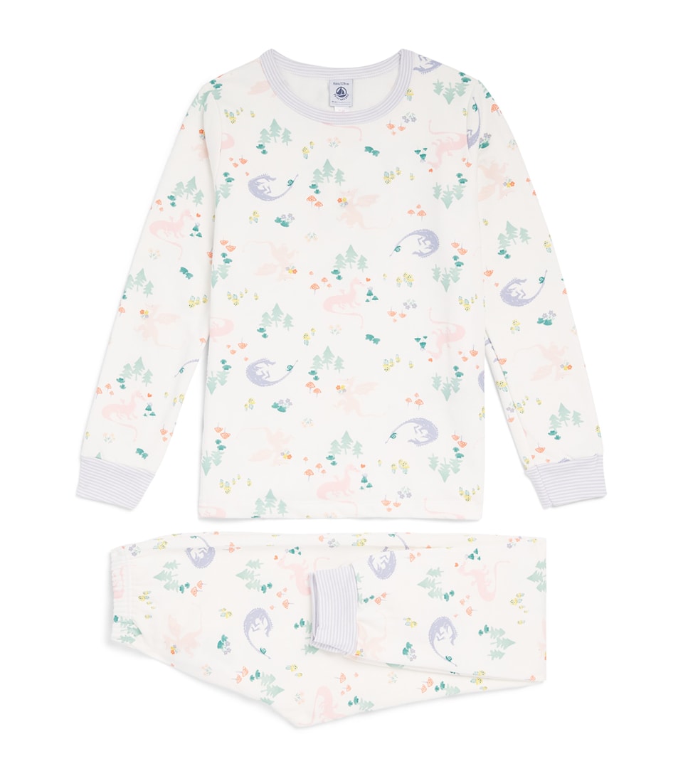 Petit Bateau Cotton Enchanted Forest Pyjama Set (3-12 Years)