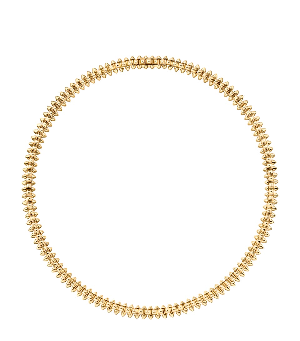 Flexible Small Yellow Gold Clash de Cartier Necklace