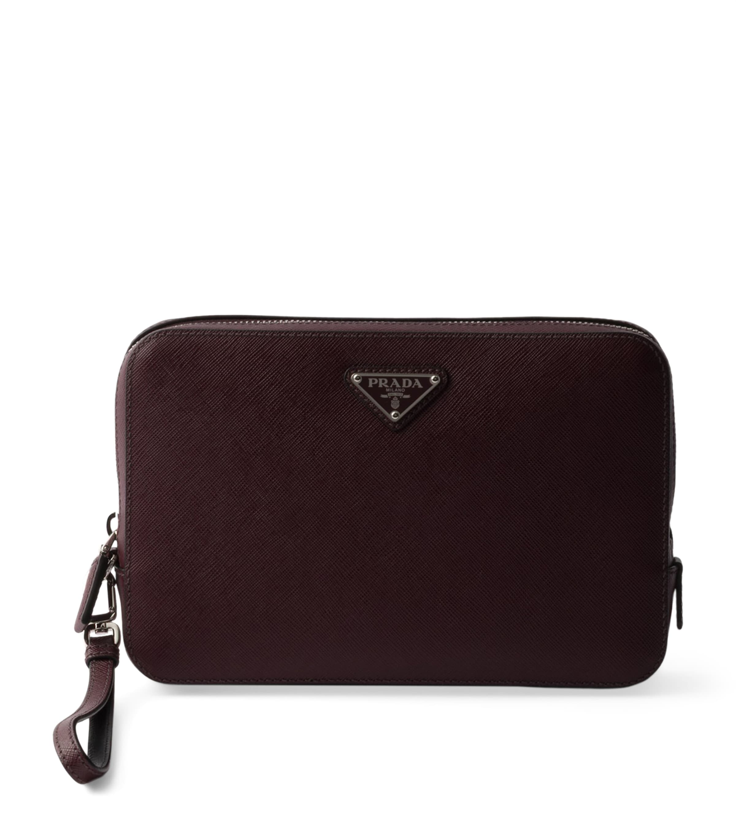 Saffiano Leather Pouch