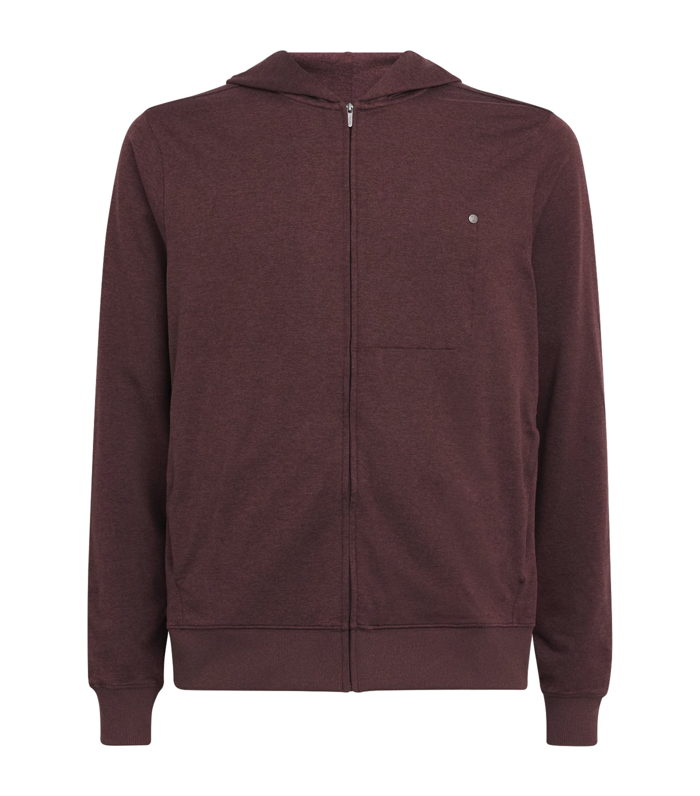 VUORI Mens Ponto Zip-Up Hoodie Boh Boysenberry