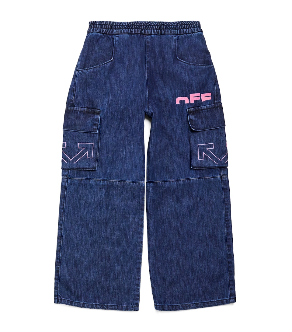 Cotton Logo Jeans (4-12 Years)