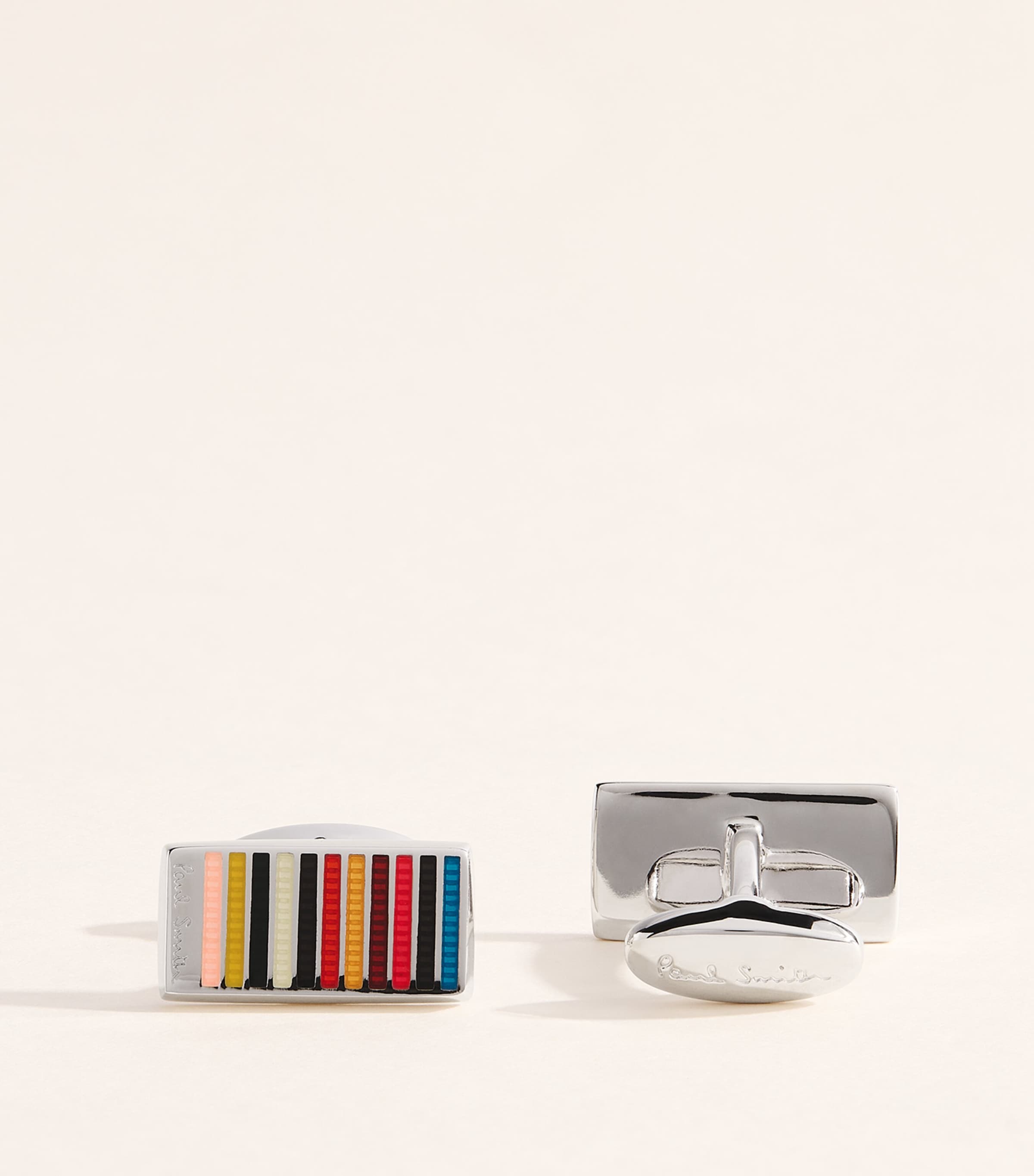 Paul Smith Signature Stripe Cufflinks Coloured