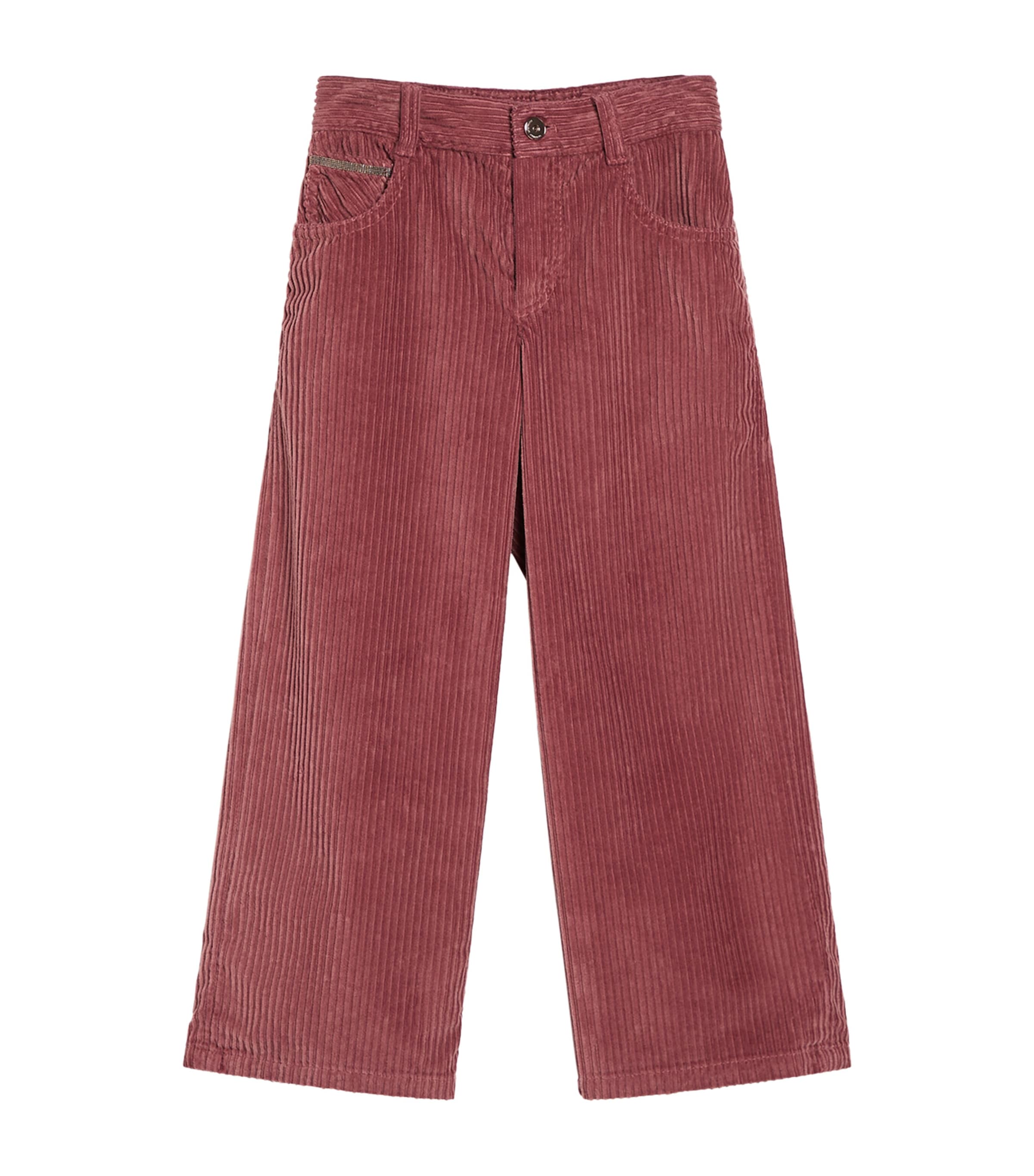 Brunello Cucinelli Kids Corduroy Wide-Leg Trousers (12-12+ Years)