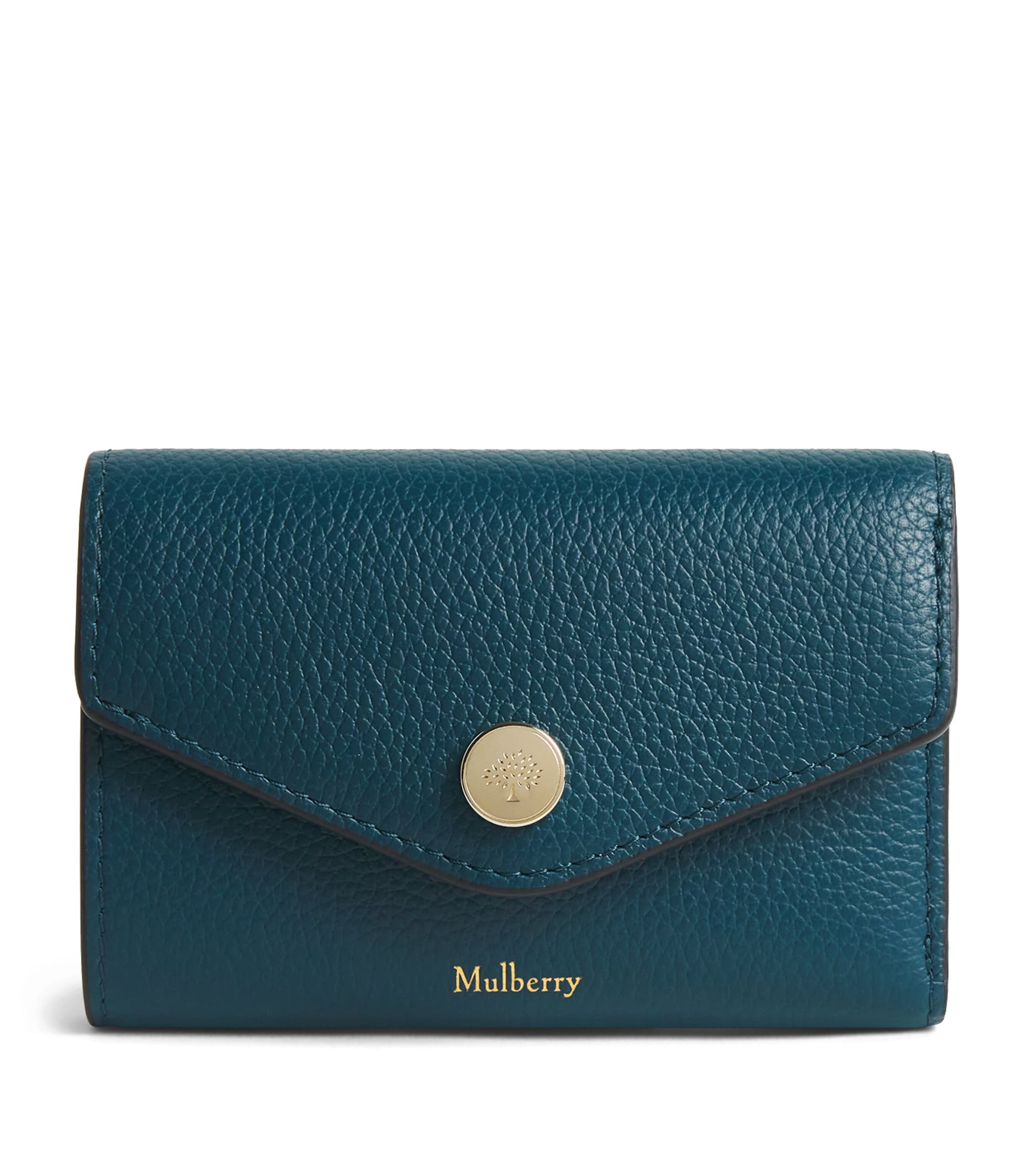 Mulberry Small Leather Folded Multi-Card Wallet Out Of The Blue