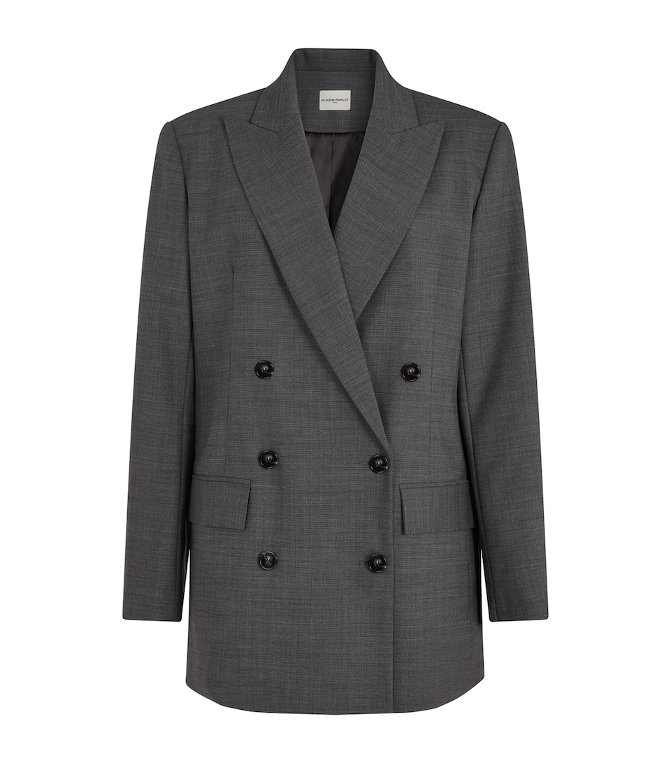 Double-Breasted Tailored Blazer