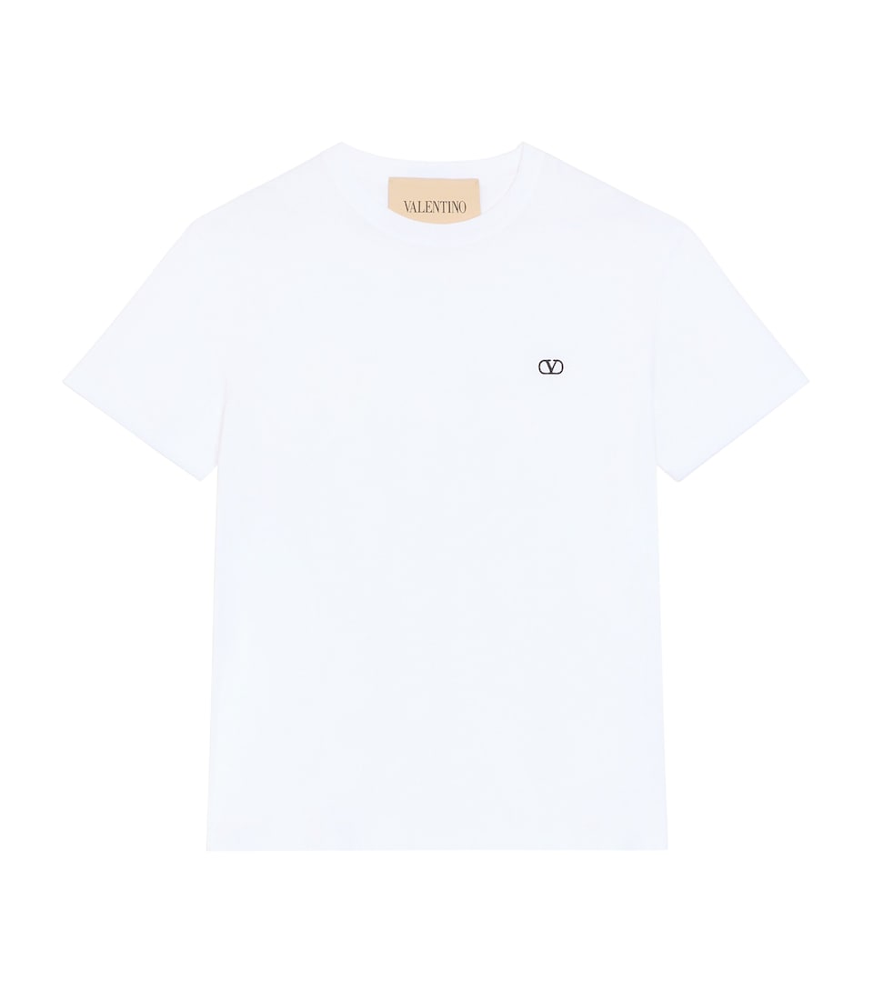 Valentino Mens Cotton VLogo T-Shirt