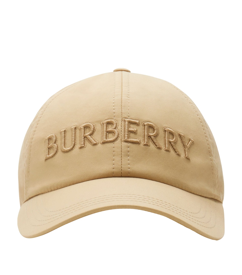 Cotton Gabardine Logo Cap
