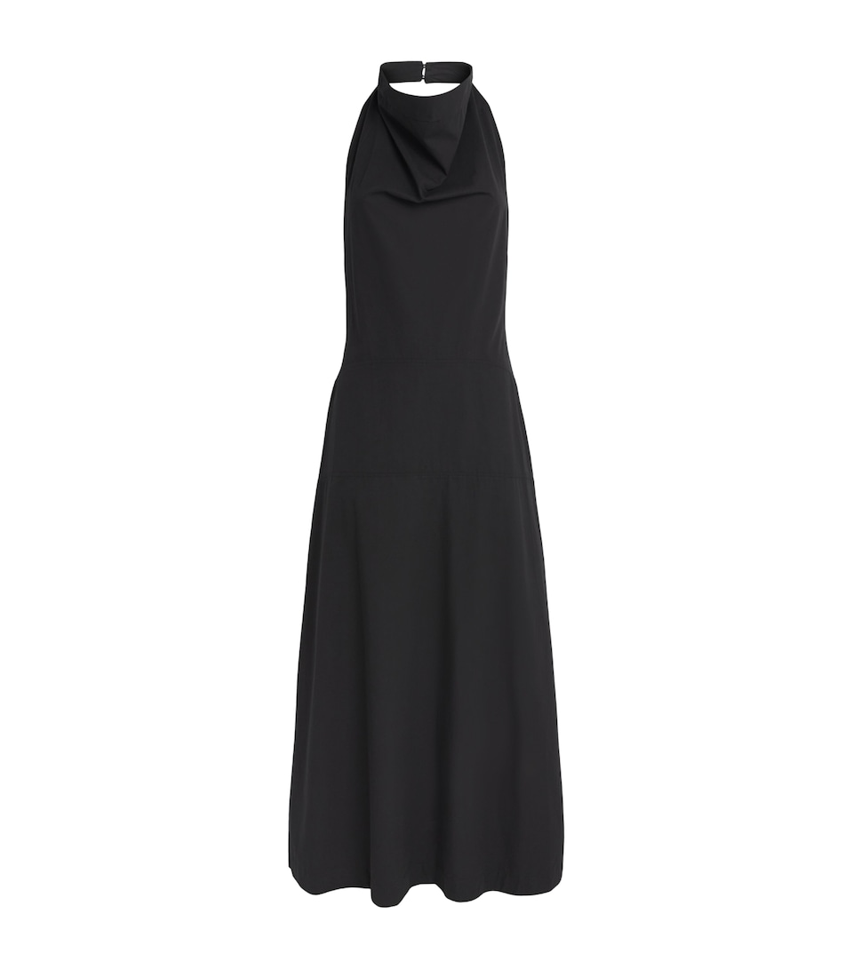 CAMILLA AND MARC Womens Halterneck Grace Maxi Dress Dblk Black