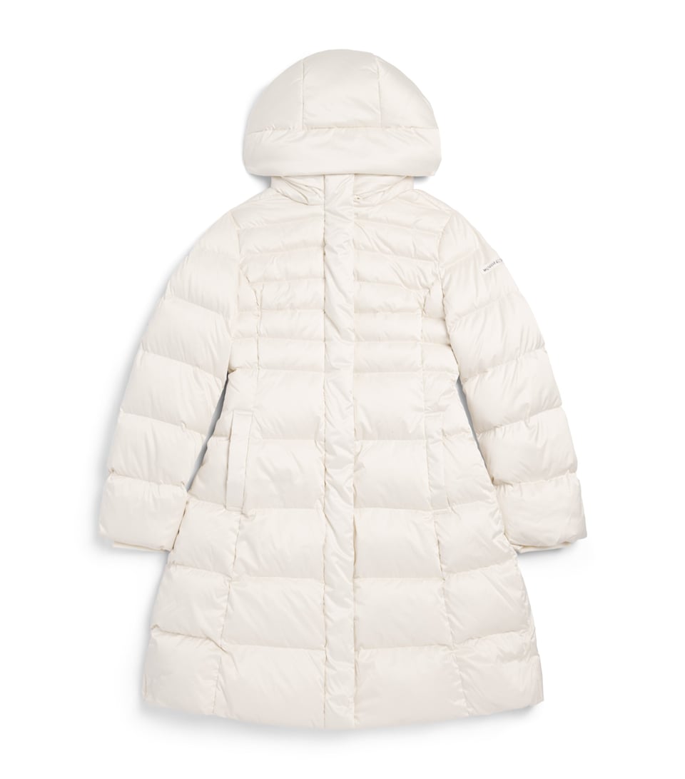 Monnalisa Quilted Down Puffer Jacket (7-12 Years) Gardenia