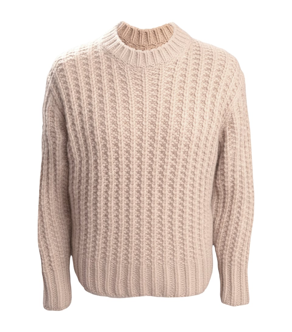 Cashmere Feather Knit Sweater