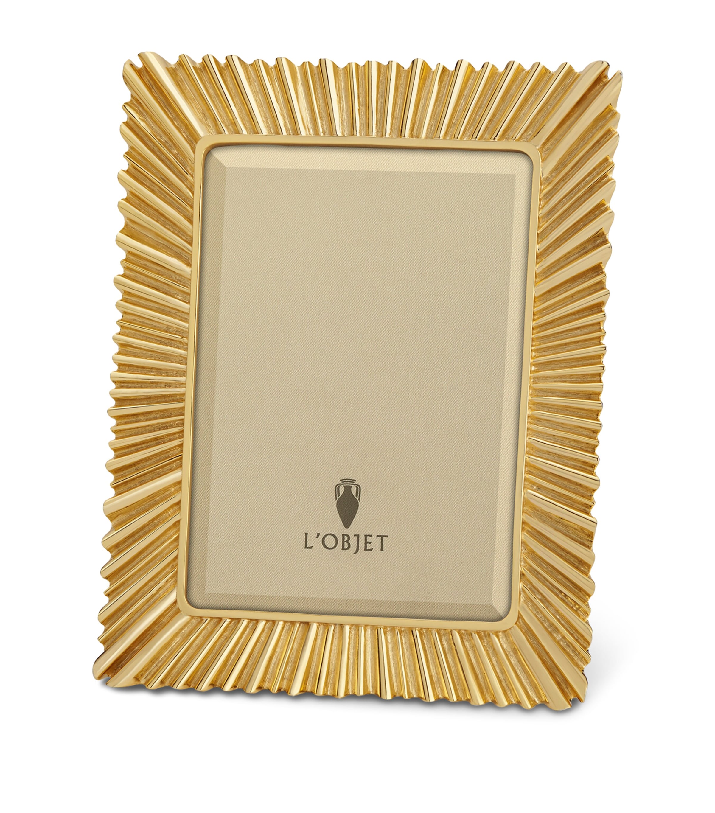 L'Objet Gold-Plated Ray Photo Frame (4” x 6”) Gold