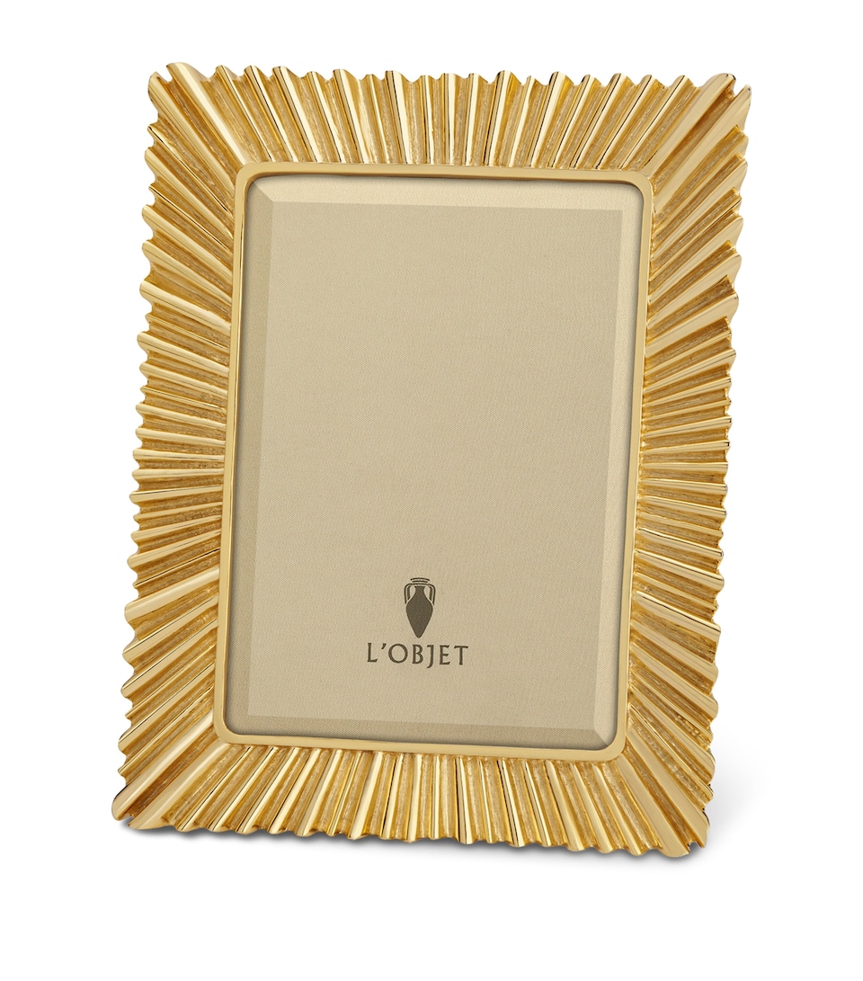 L'Objet Gold-Plated Ray Photo Frame (4” x 6”) Gold
