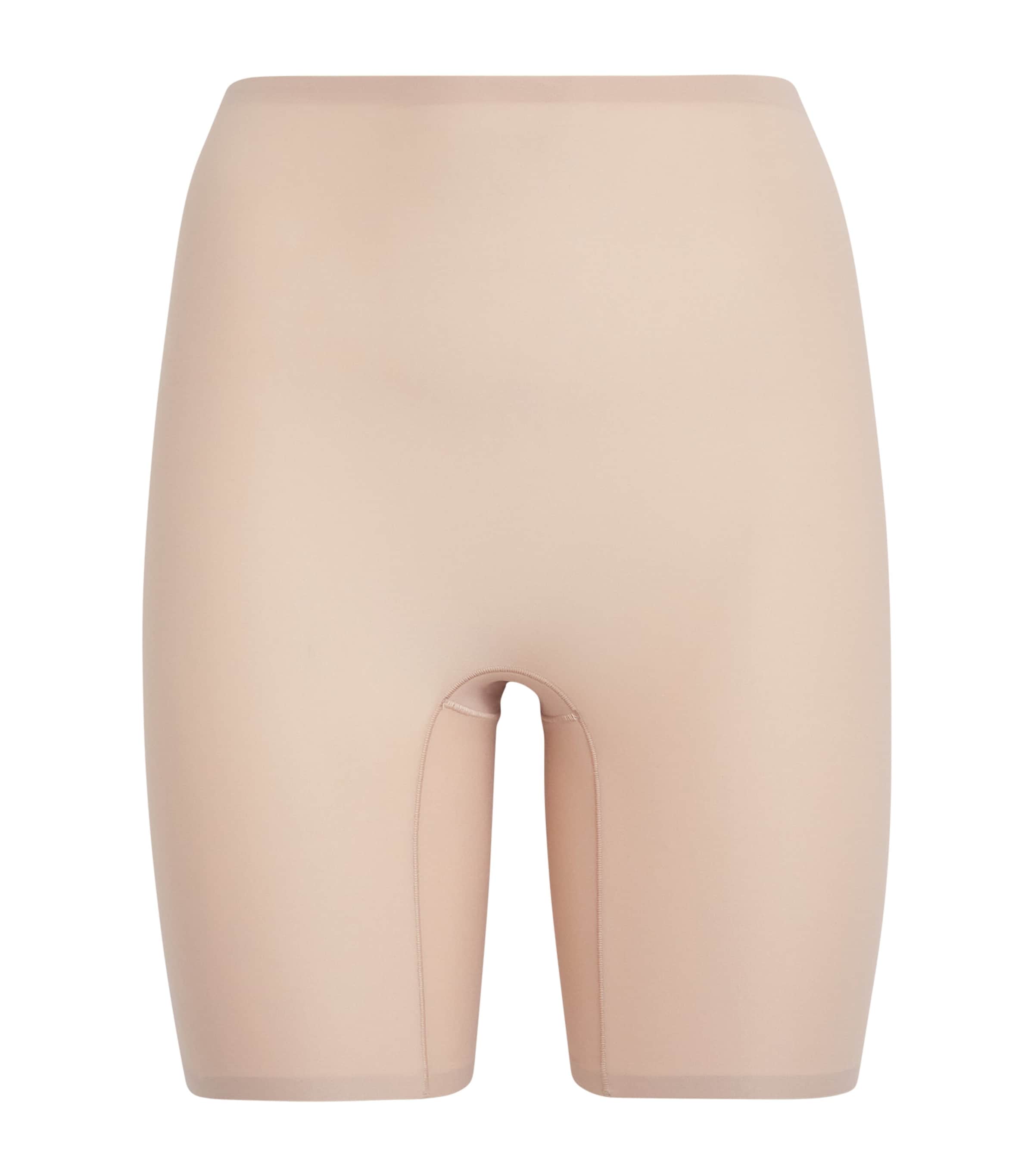 Chantelle Womens SoftStretch Mid-Thigh Shorts Nude Sand