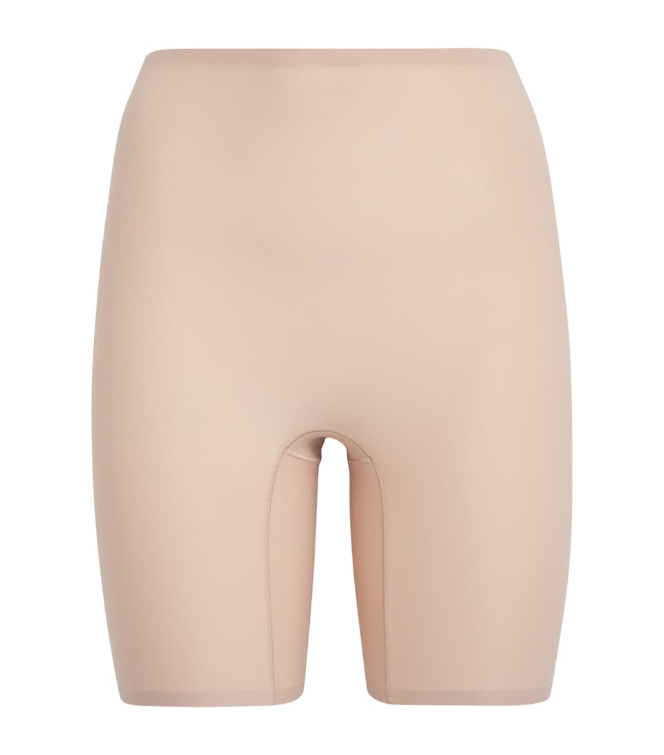 Chantelle Womens SoftStretch Mid-Thigh Shorts Nude Sand