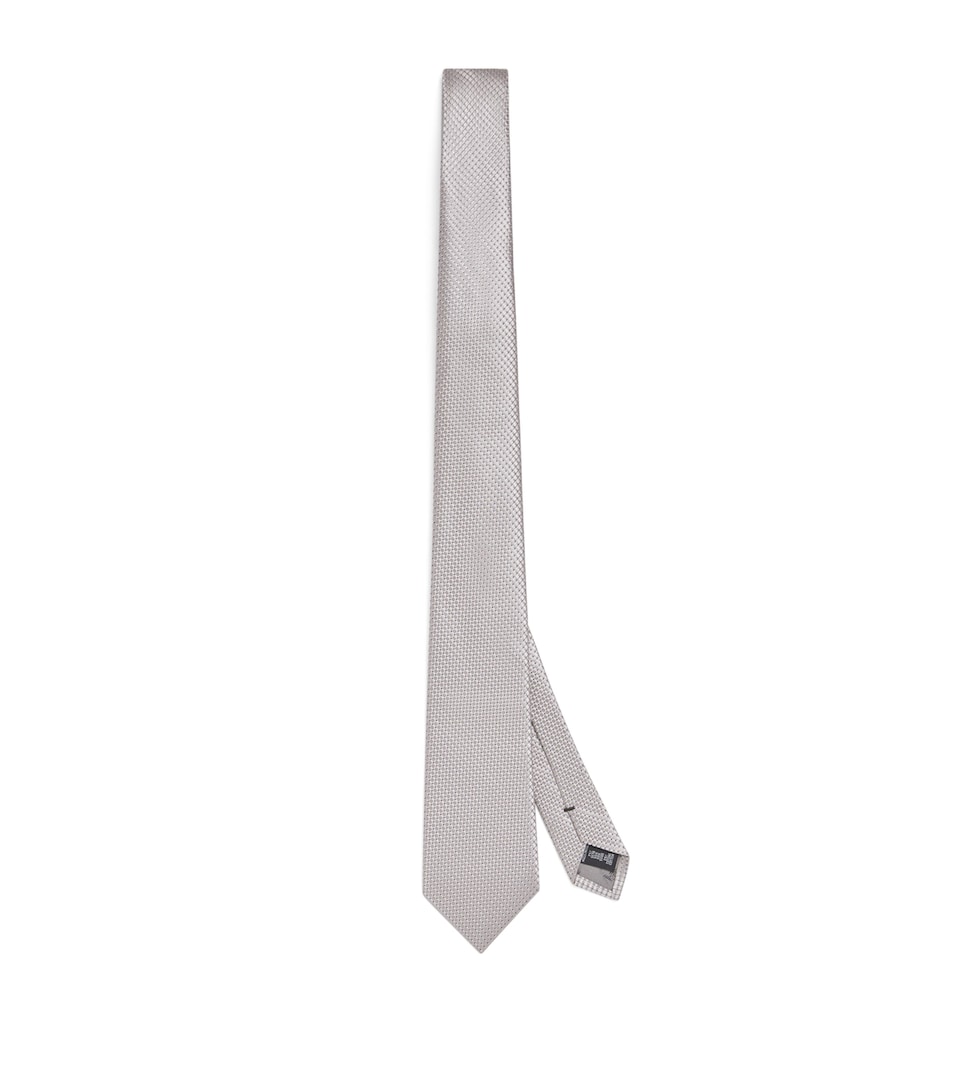 Silk Jacquard Op-Art Tie