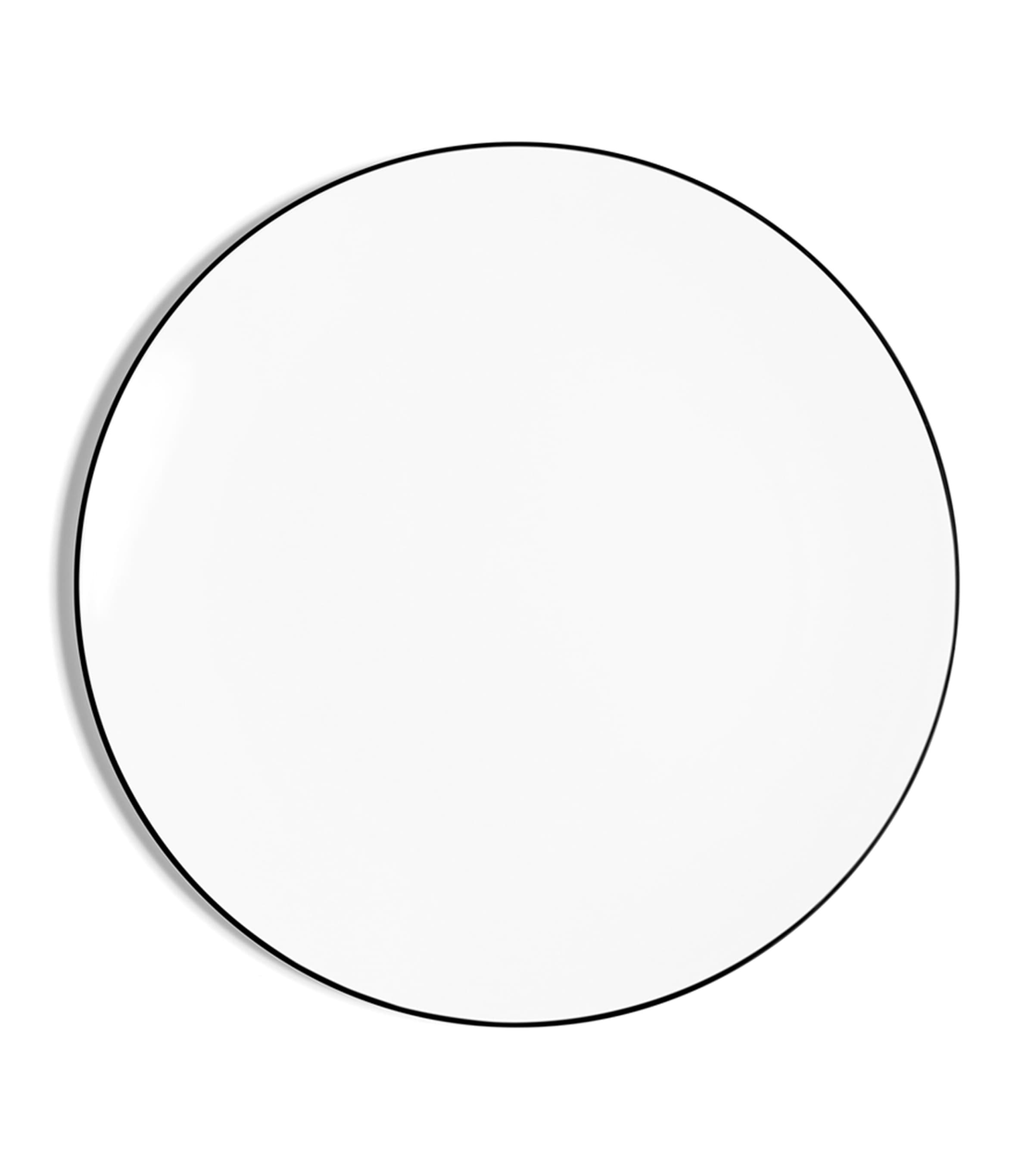 Richard Brendon Line Coupe Salad Plate (24cm) Black