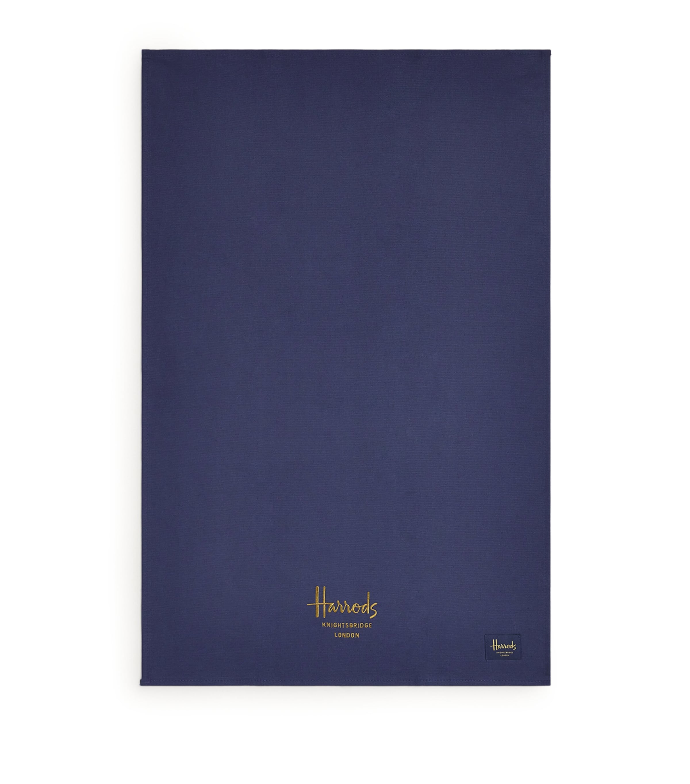 Harrods Cotton Britannia Tea Towel Navy