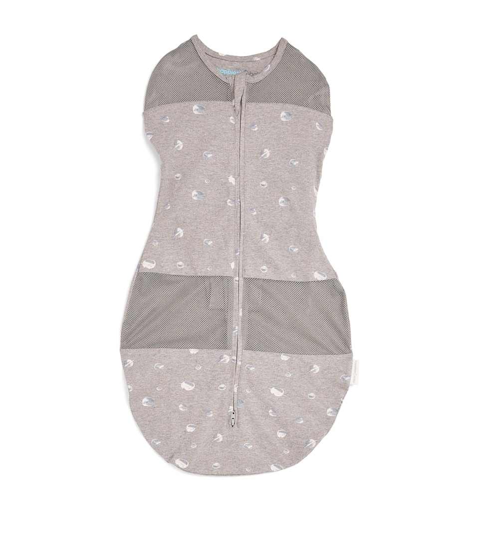 Happiest Baby Organic Cotton Sleepea Swaddle Grey Melange