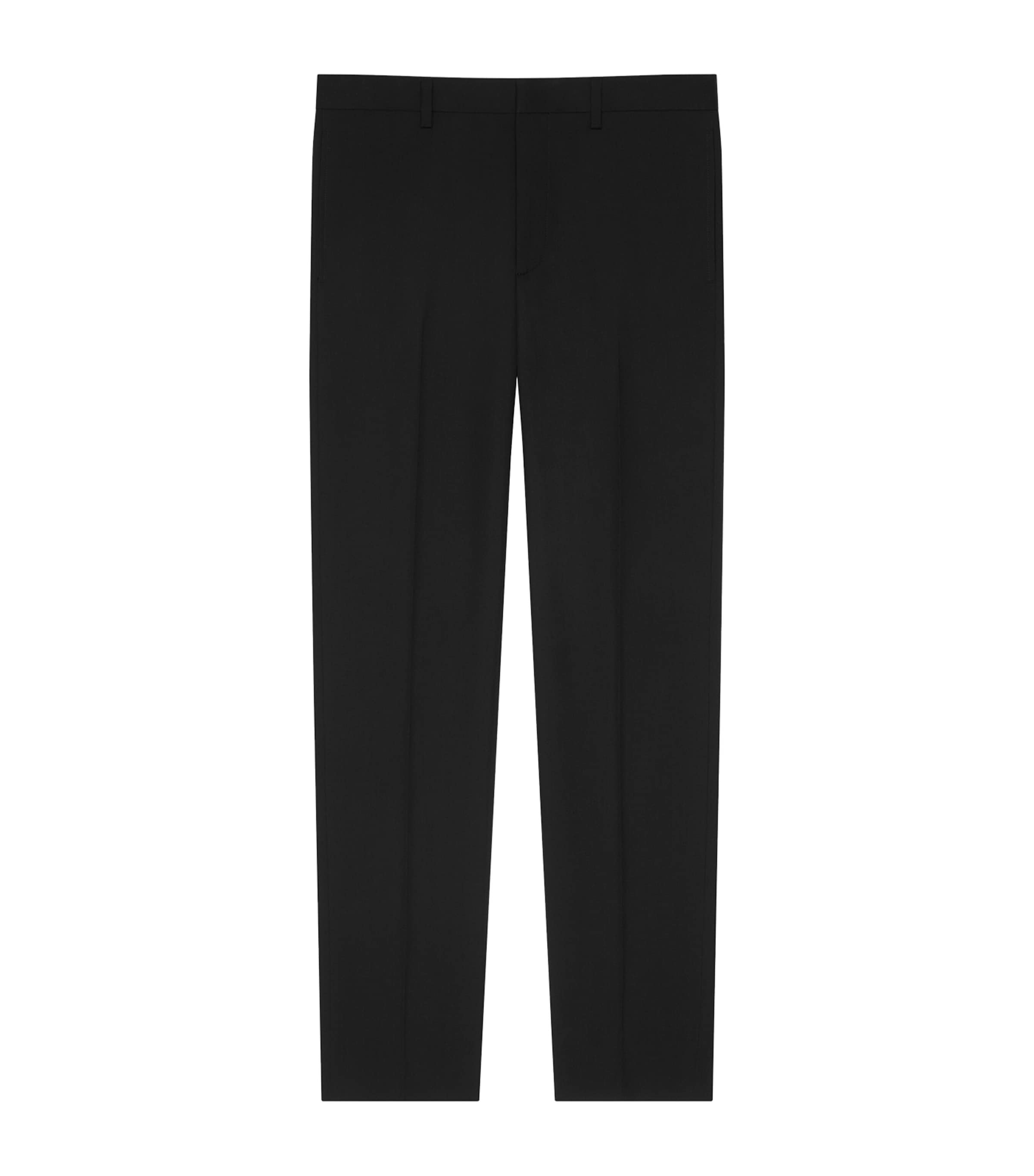 Givenchy Mens Wool Trousers Black