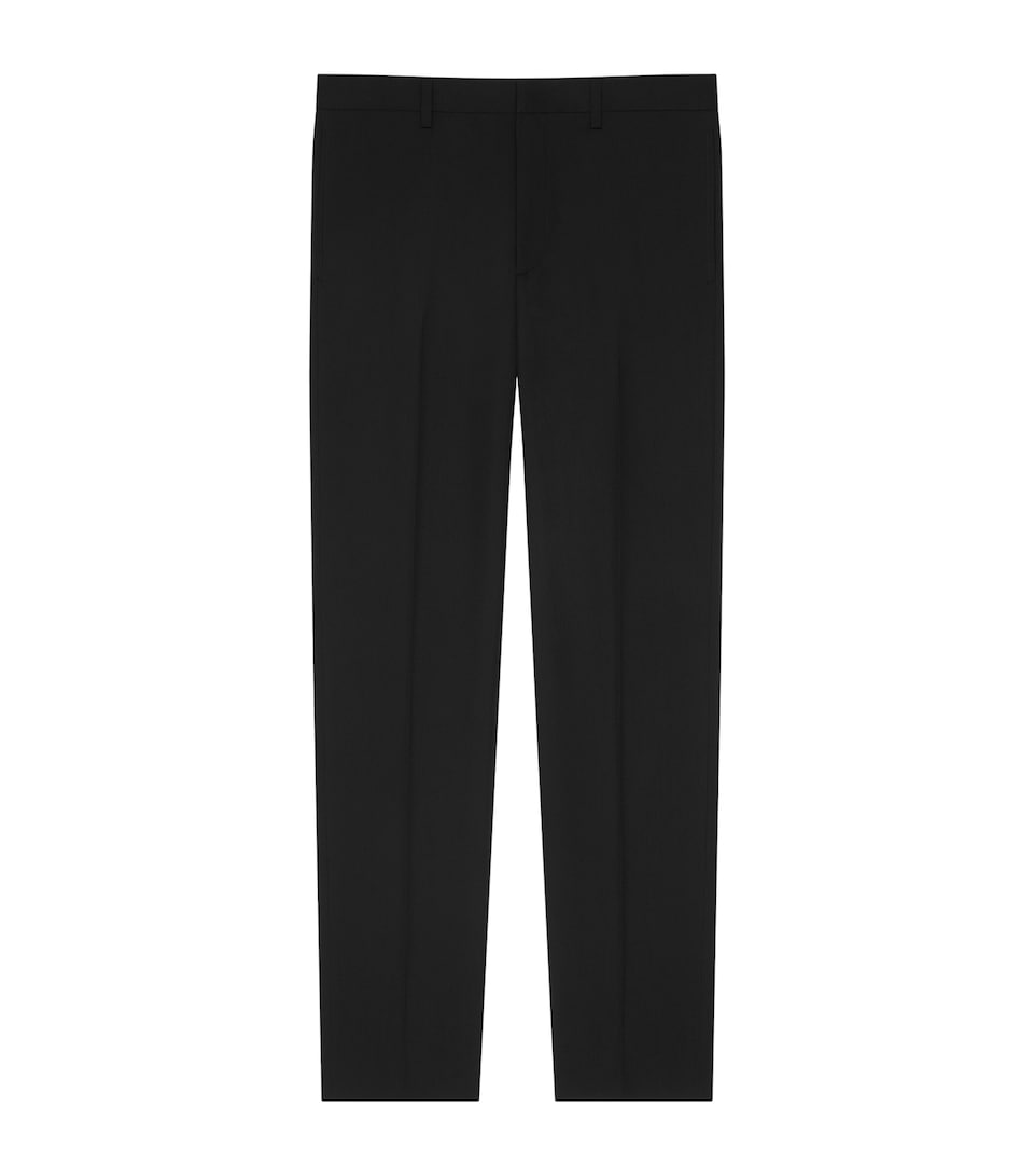 Givenchy Mens Wool Trousers Black