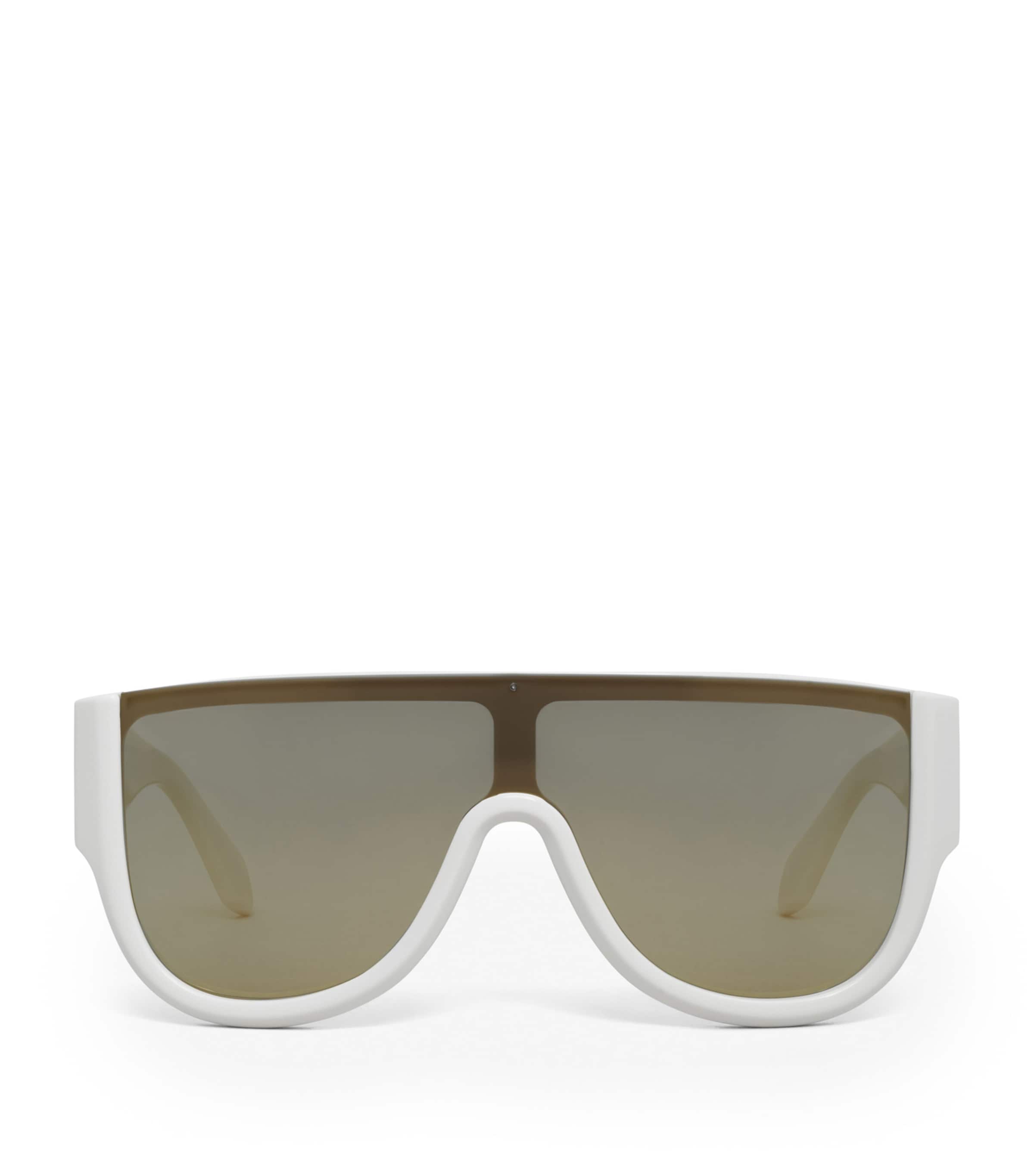 Alaïa Square Sunglasses Blanc/or