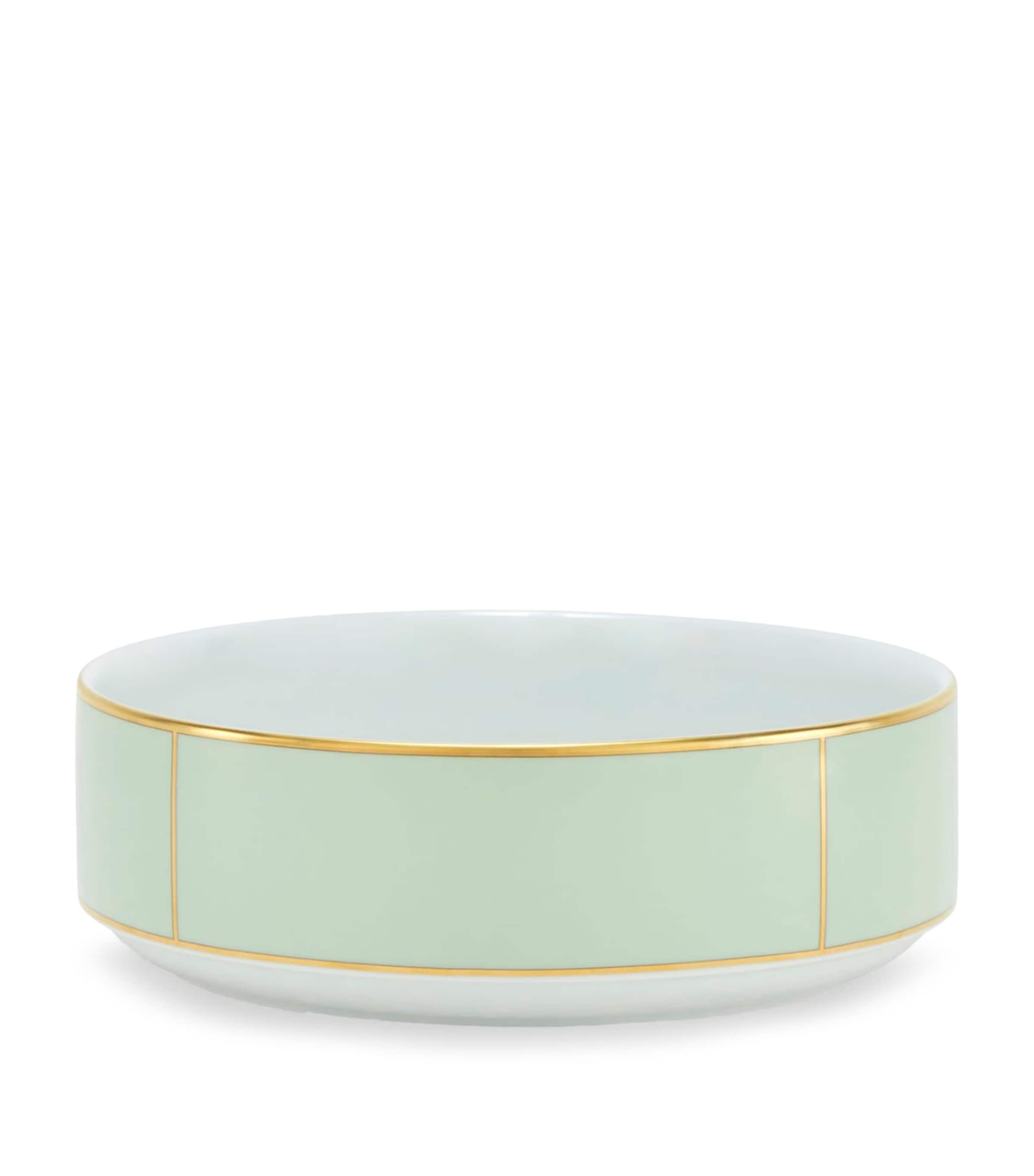 Porcelain Colonna Diva Verde Salad Bowl (24cm)
