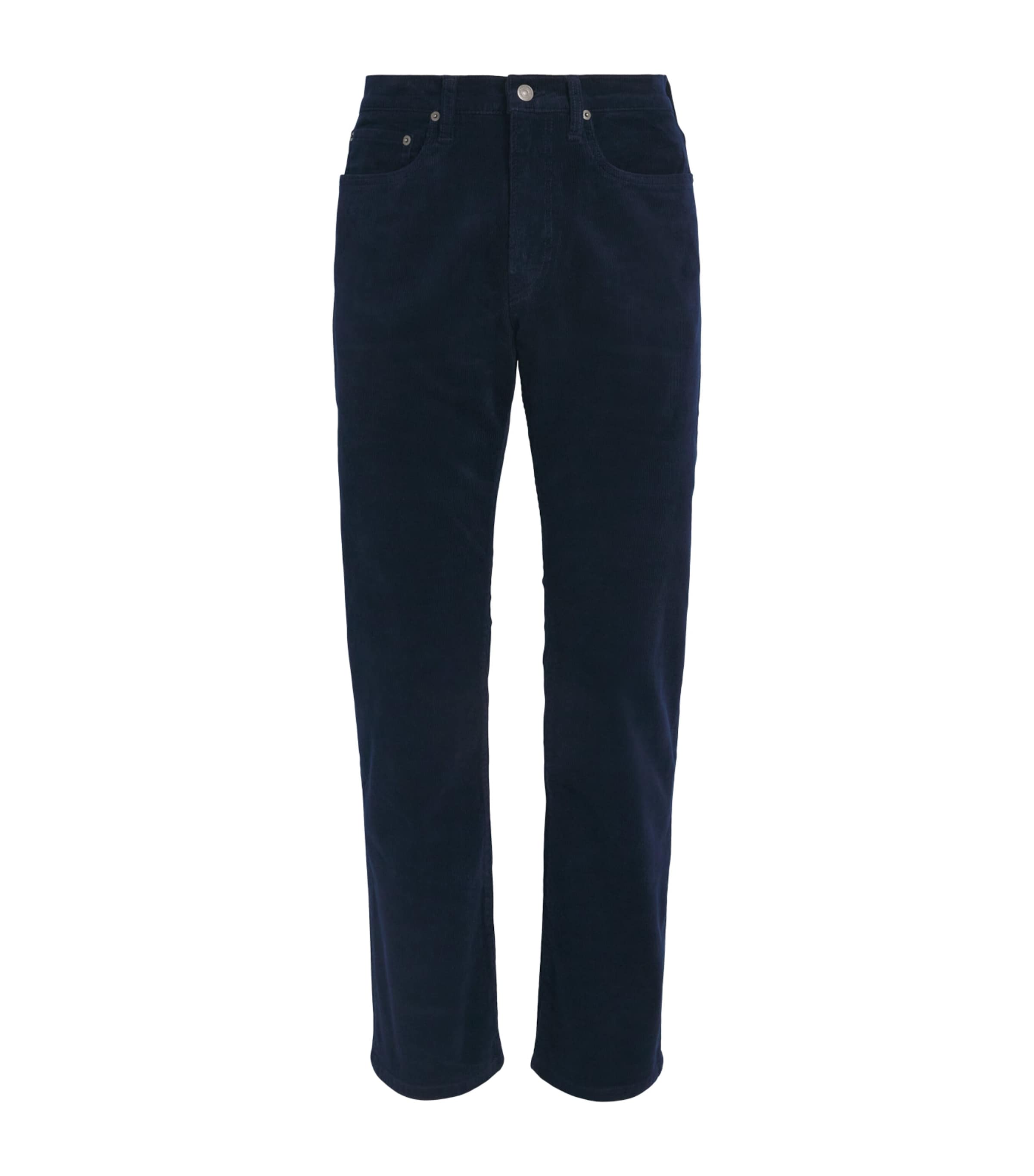 Polo Ralph Lauren Mens Stretch-Cotton Corduroy Hampton Straight Trousers Aviator Navy