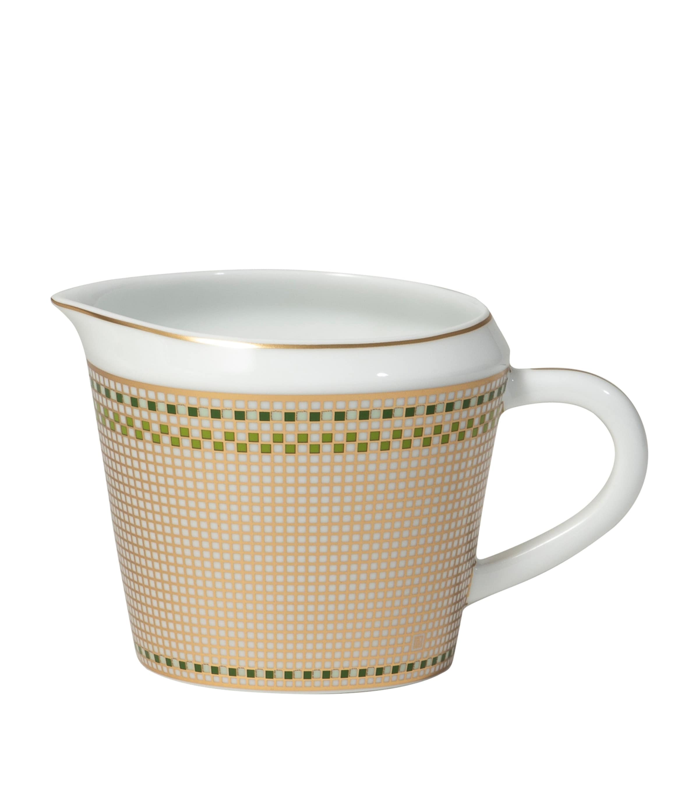 Bernardaud Porcelain Augusta Creamer Jug (25cl) Or Et Vert