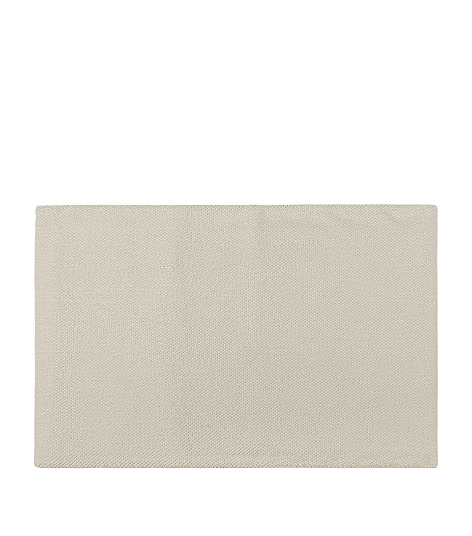 GRACCIOZA Cotton Pearls Bath Mat (60cm x 100cm) Fog