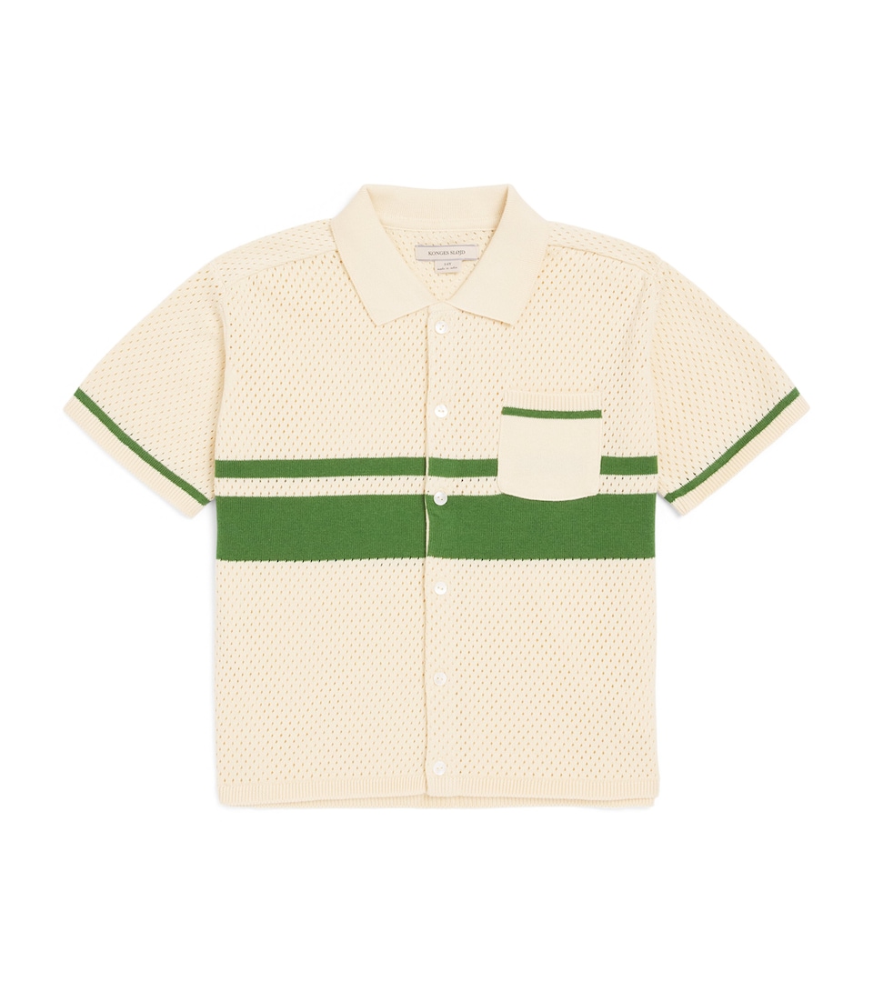 KONGES SLOJD Organic Cotton Knitted Hai Shirt (9 Months-10 Years) Banana