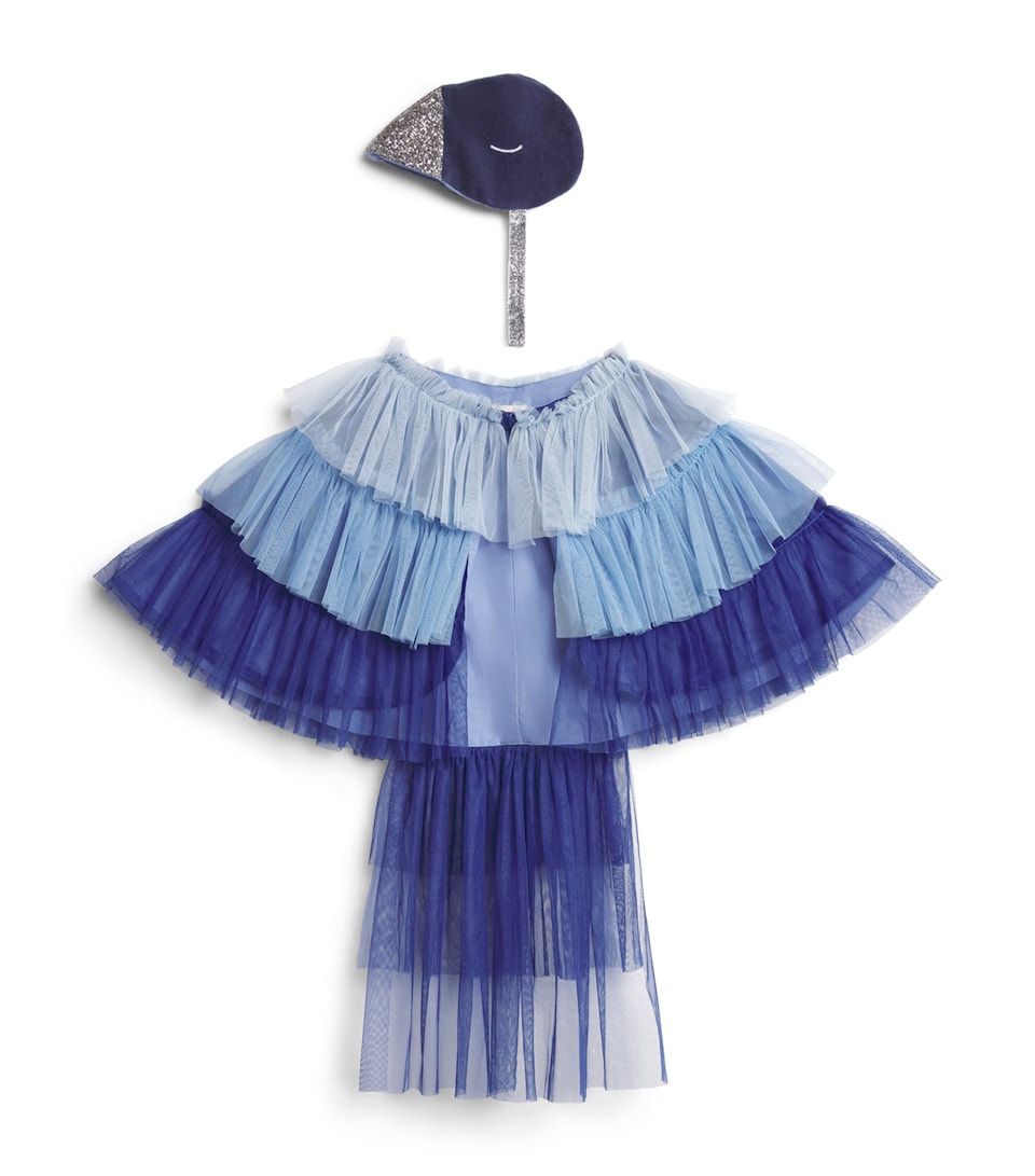 Meri Meri Cotton-Blend Blue Bird Costume (One Size) Blue