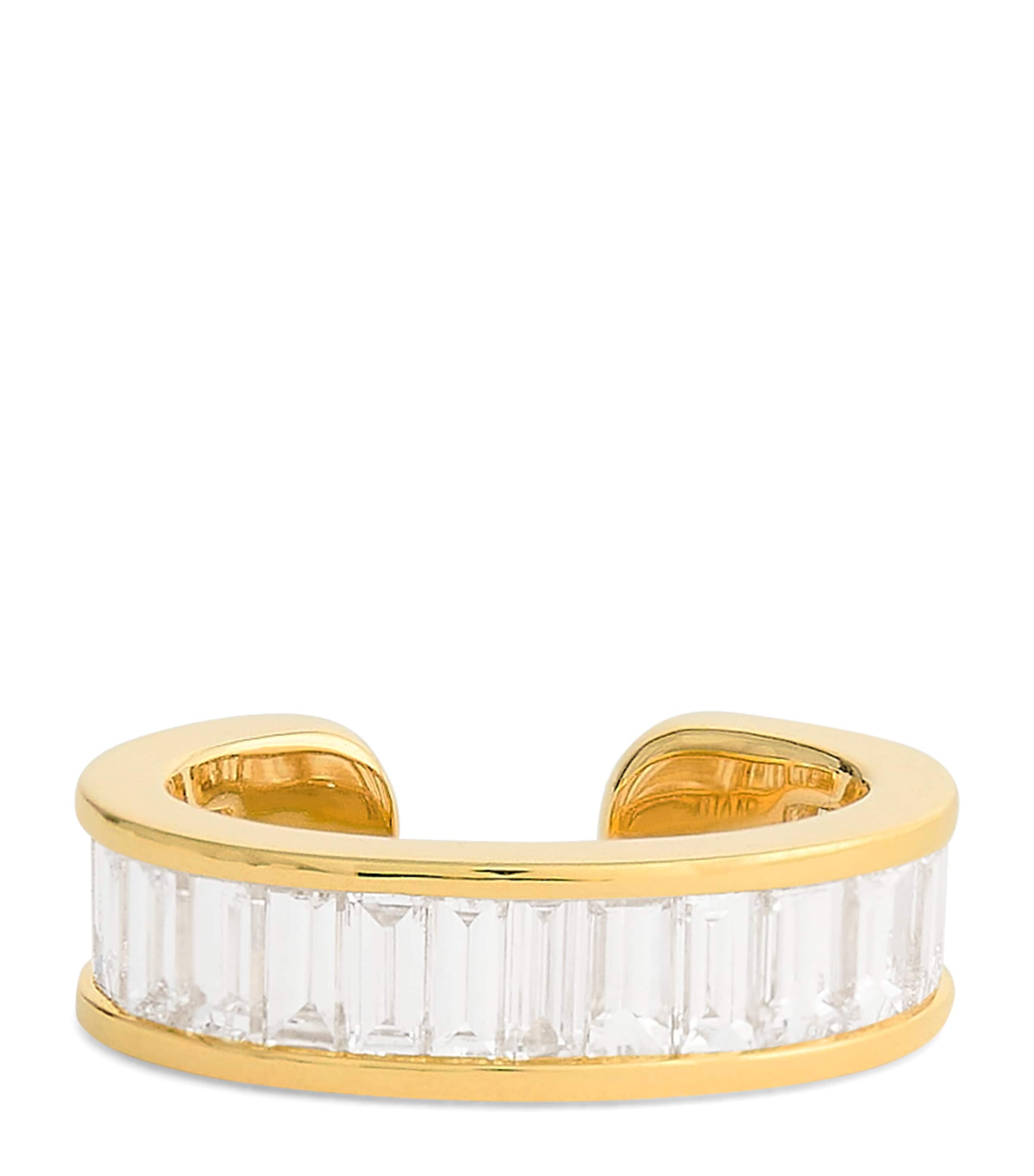 Yellow Gold and Diamond Ear Cuff