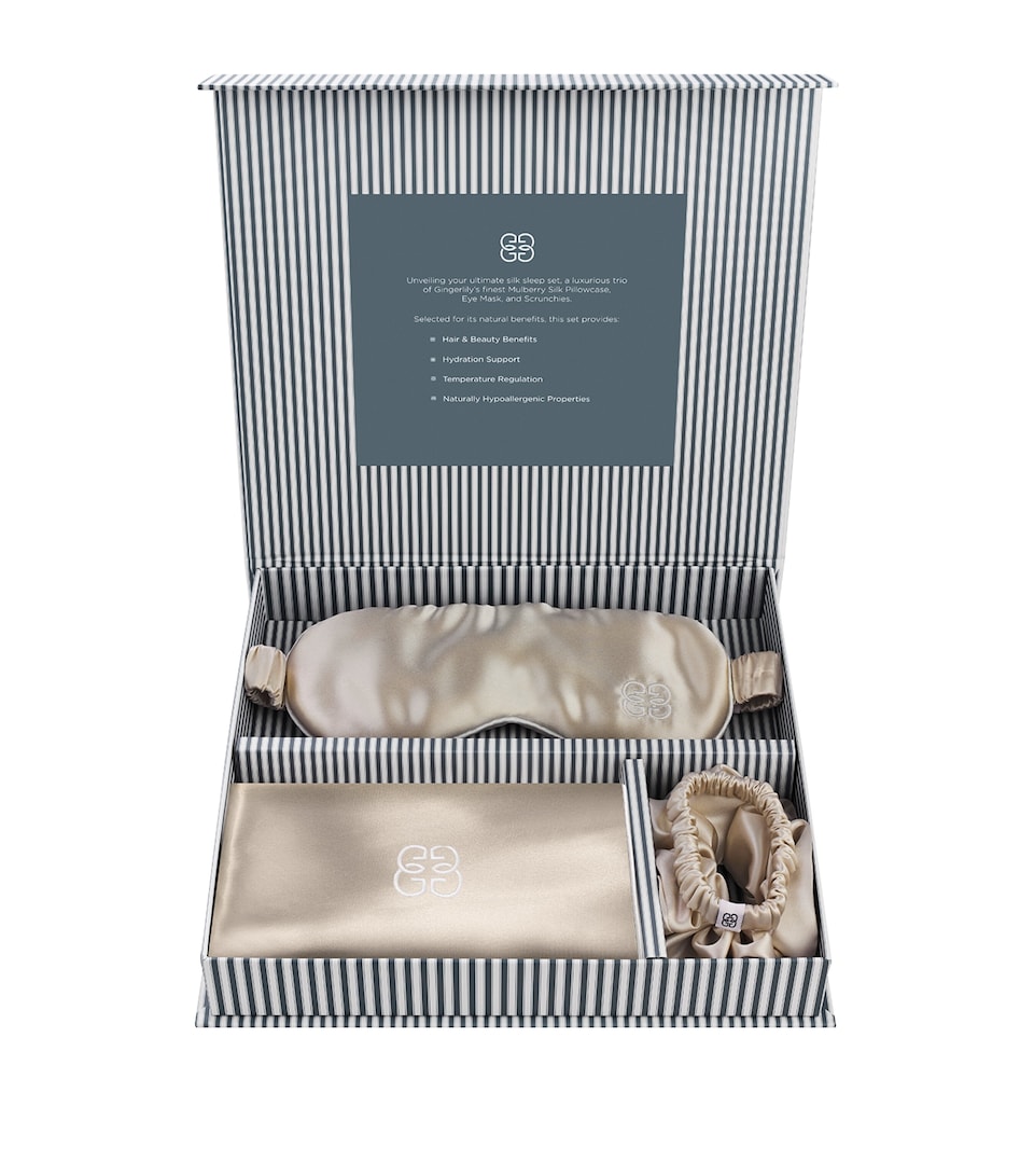 Gingerlily Ultimate Silk Sleep Set Champagne