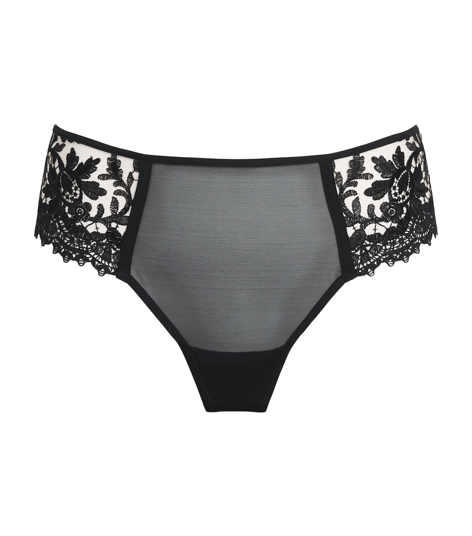 Simone Perele Womens Lace Fantasime Briefs Light Tattoo