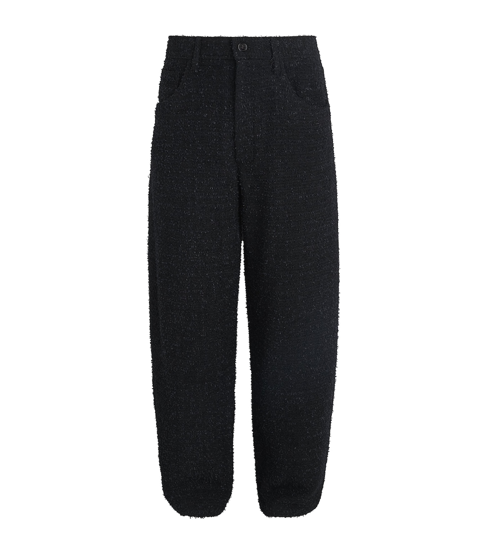 Cotton-Blend Bouclé Tacca Trousers