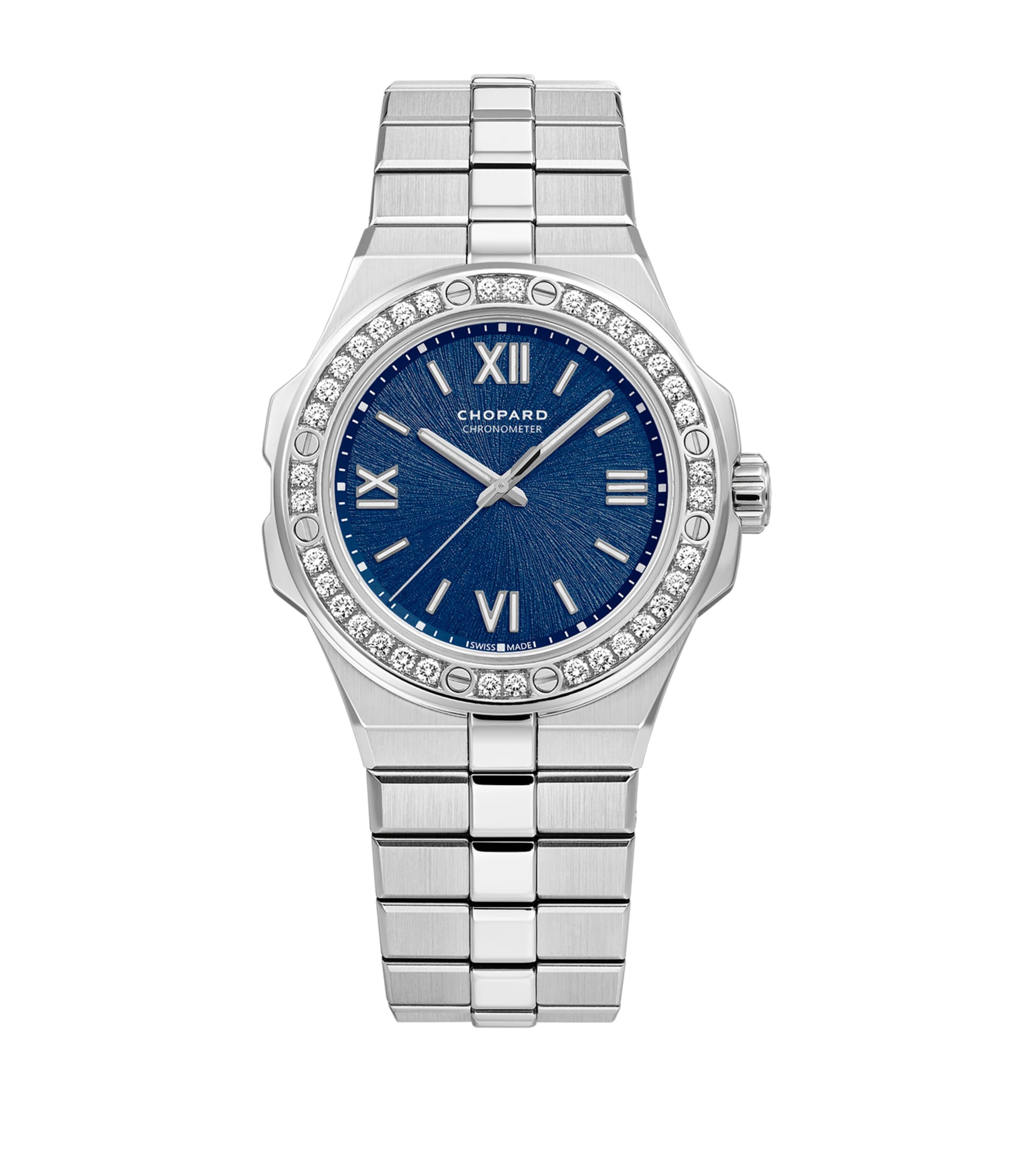 Stainless Steel and Diamond Alpine Eagle Small Watch 36mm
