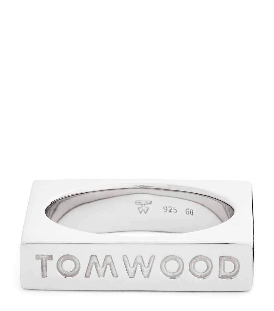 Sterling Silver Square Ring