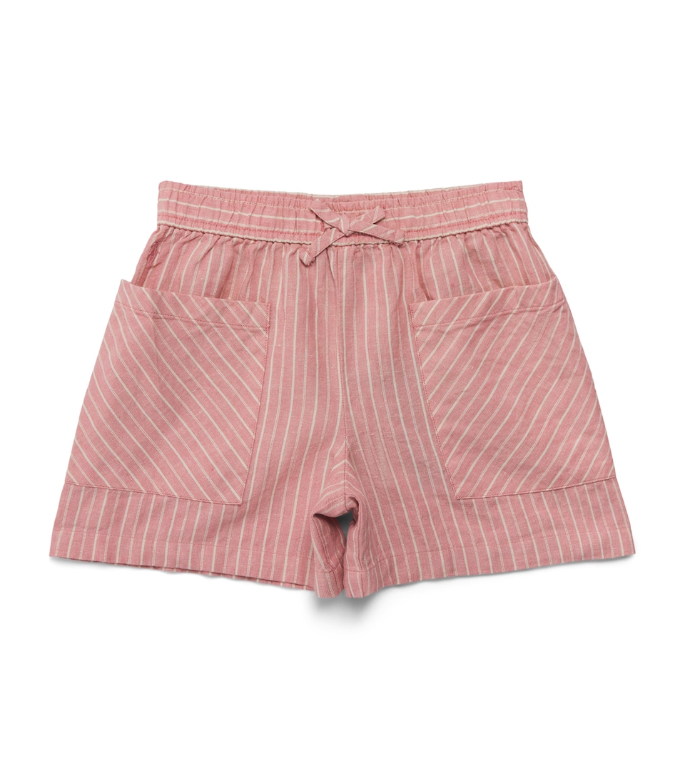 Stripe Drawstring Shorts (7-14 Years)