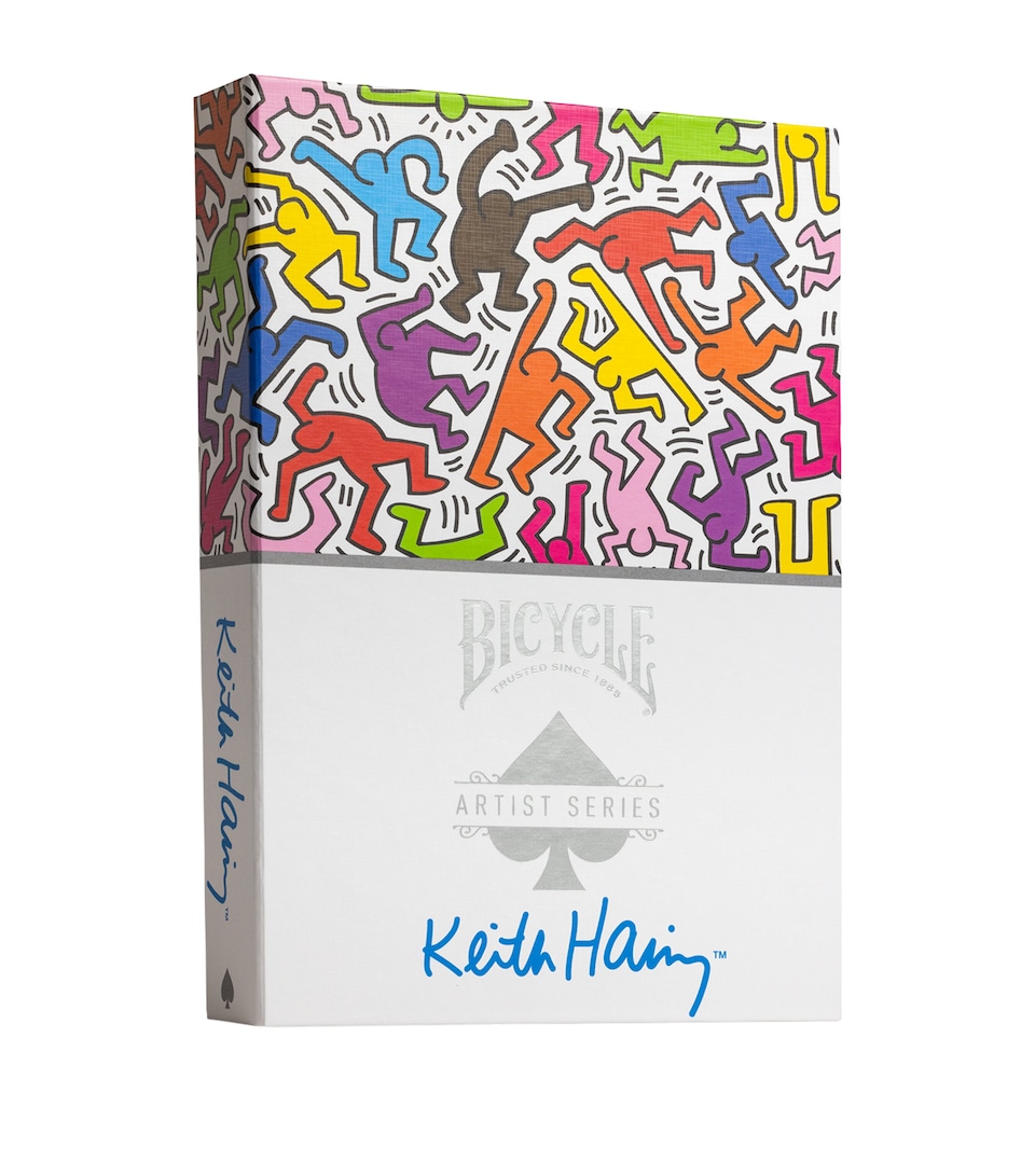BICYCLE Artist Series Keith Haring Playing Cards White