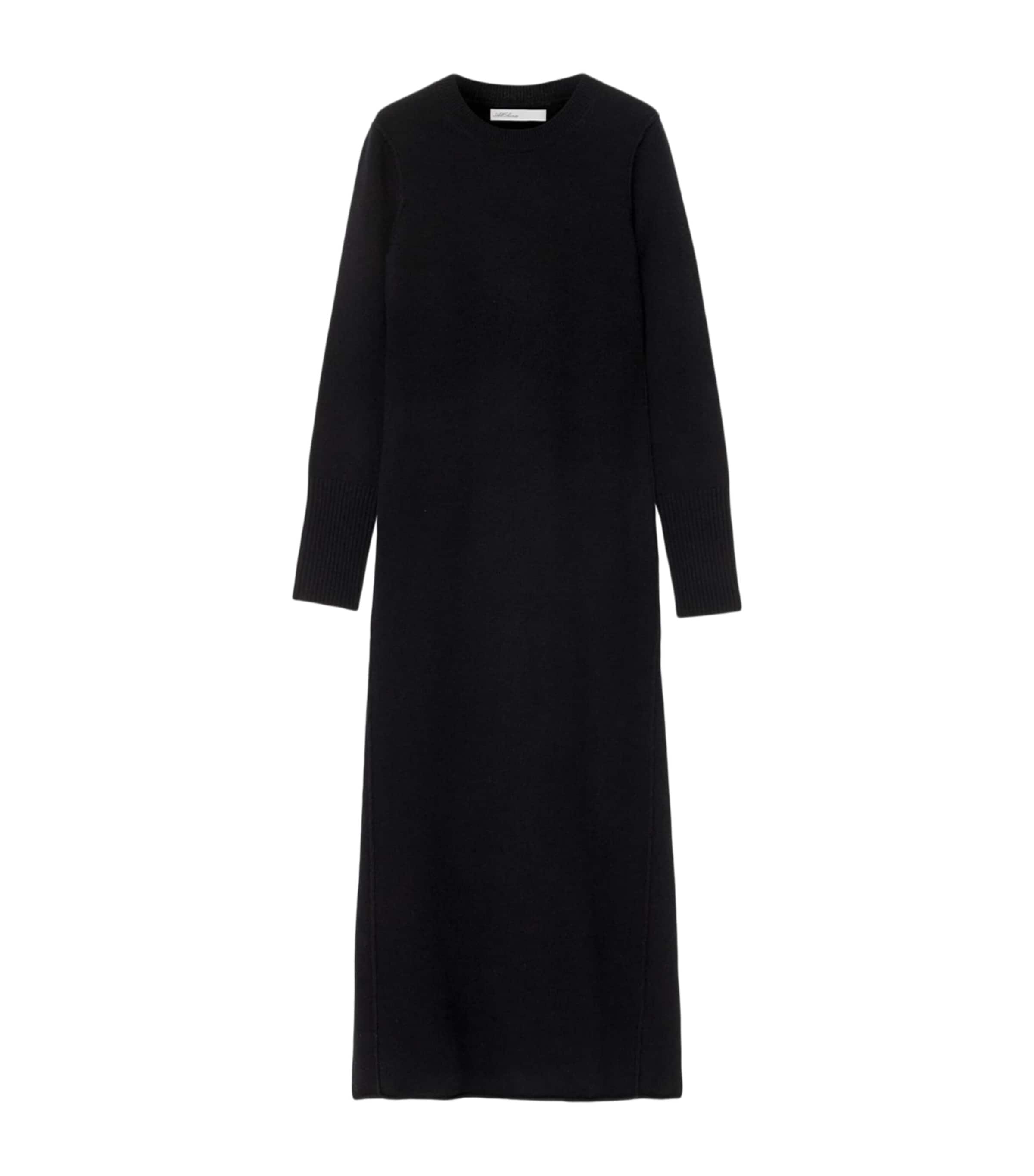 AllSaints Womens Merino Wool Erith Maxi Dress Black