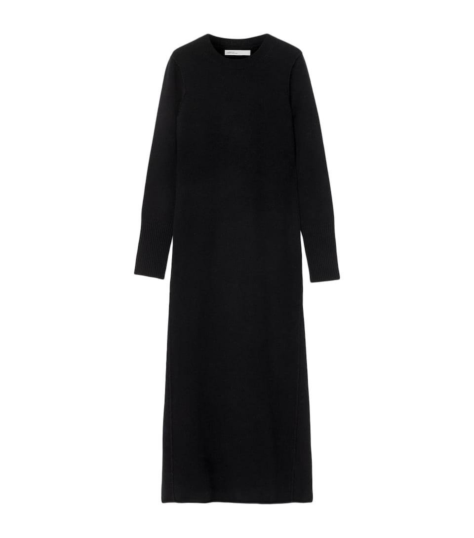 AllSaints Womens Merino Wool Erith Maxi Dress Black