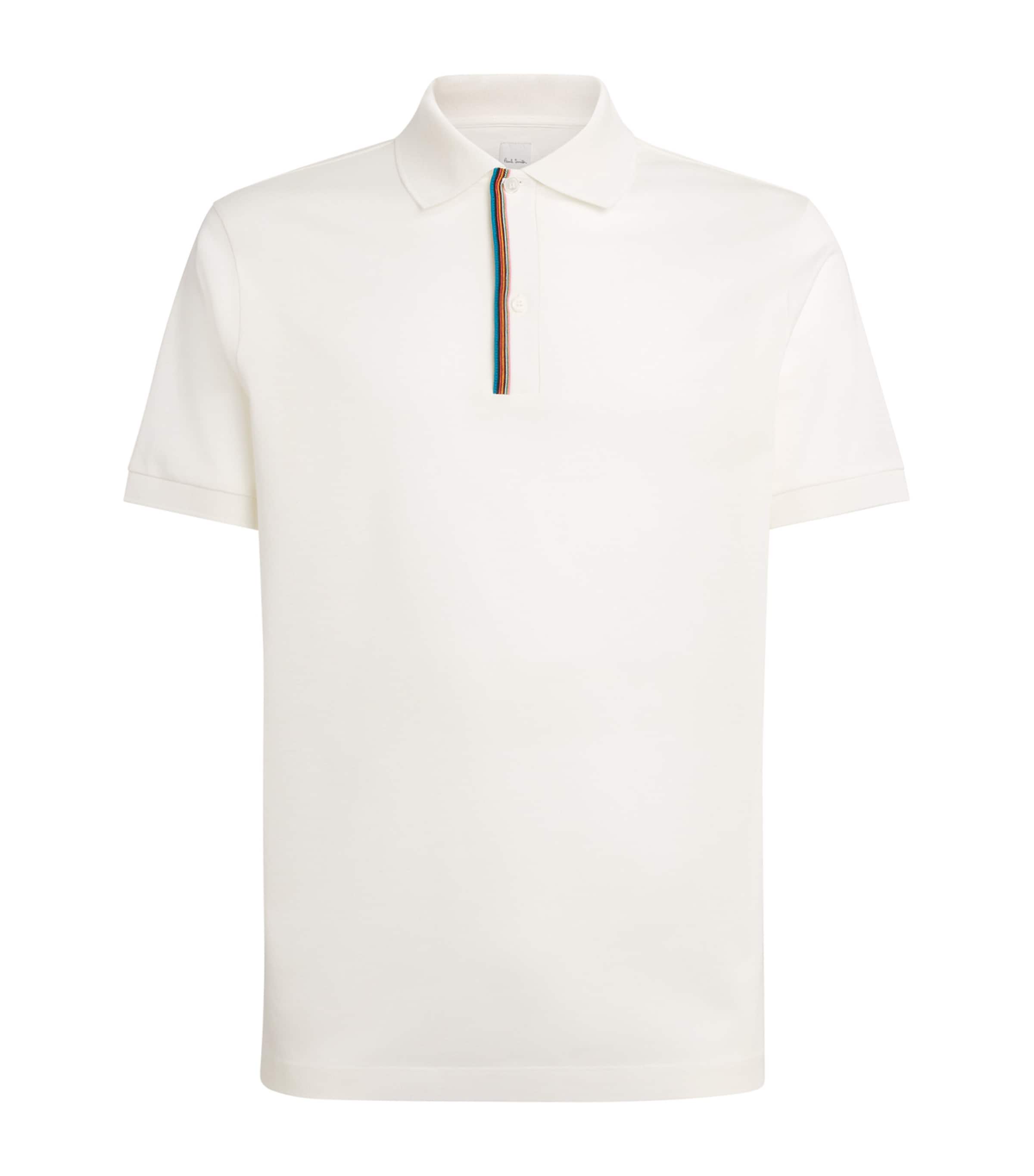 Cotton Artist Stripe Polo Shirt