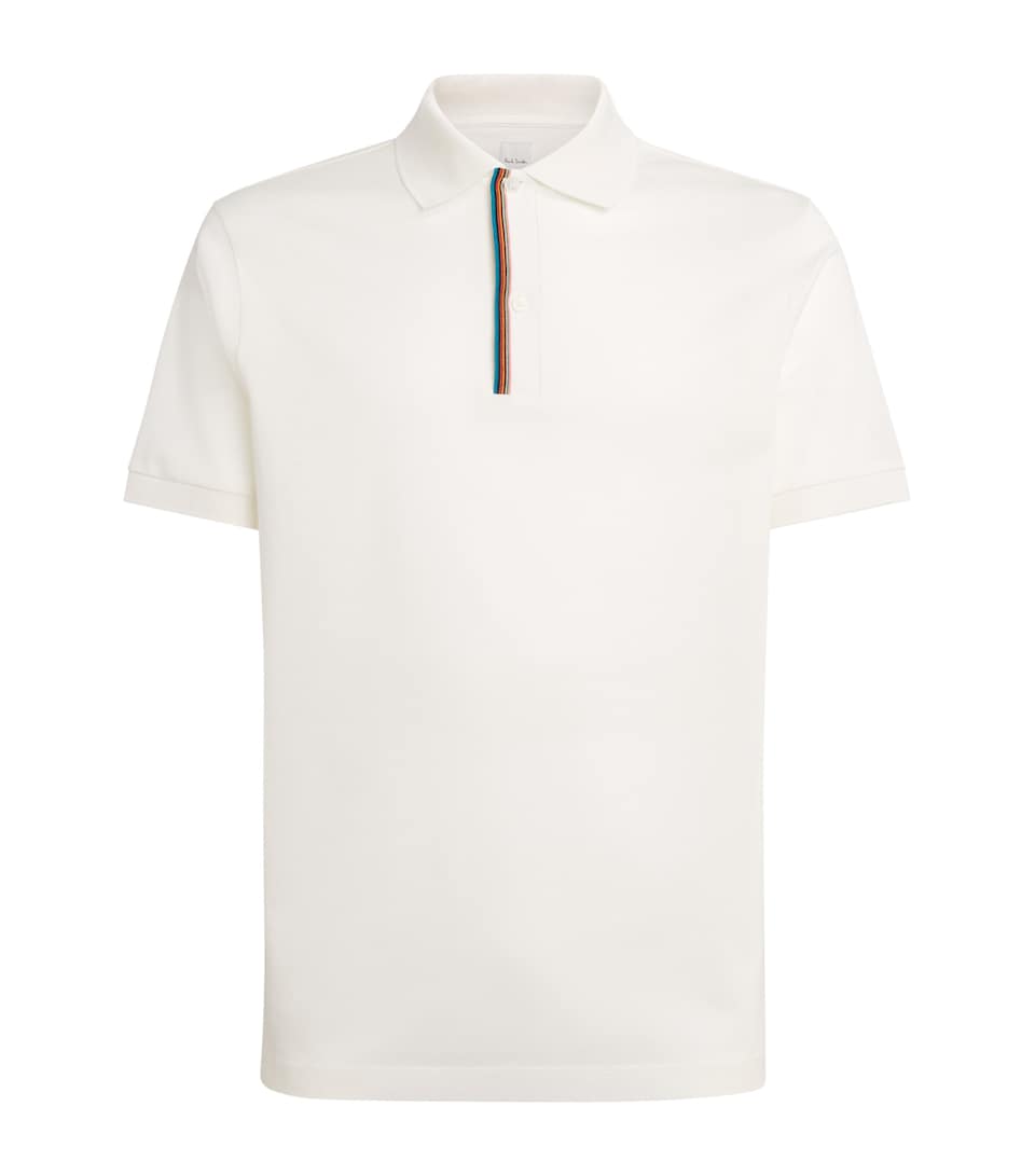 Cotton Artist Stripe Polo Shirt