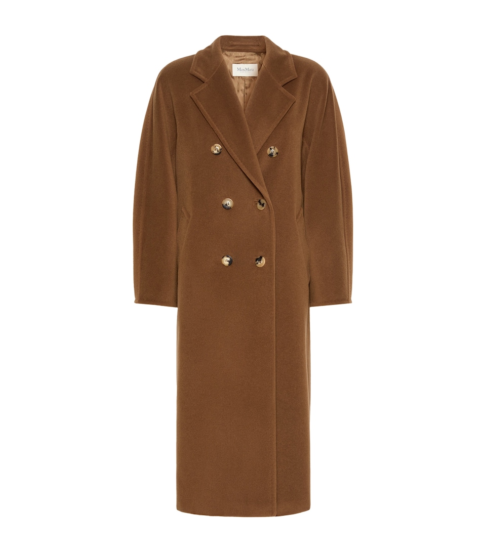 Max Mara Womens Wool-Cashmere 101801 Icon Coat Ecru